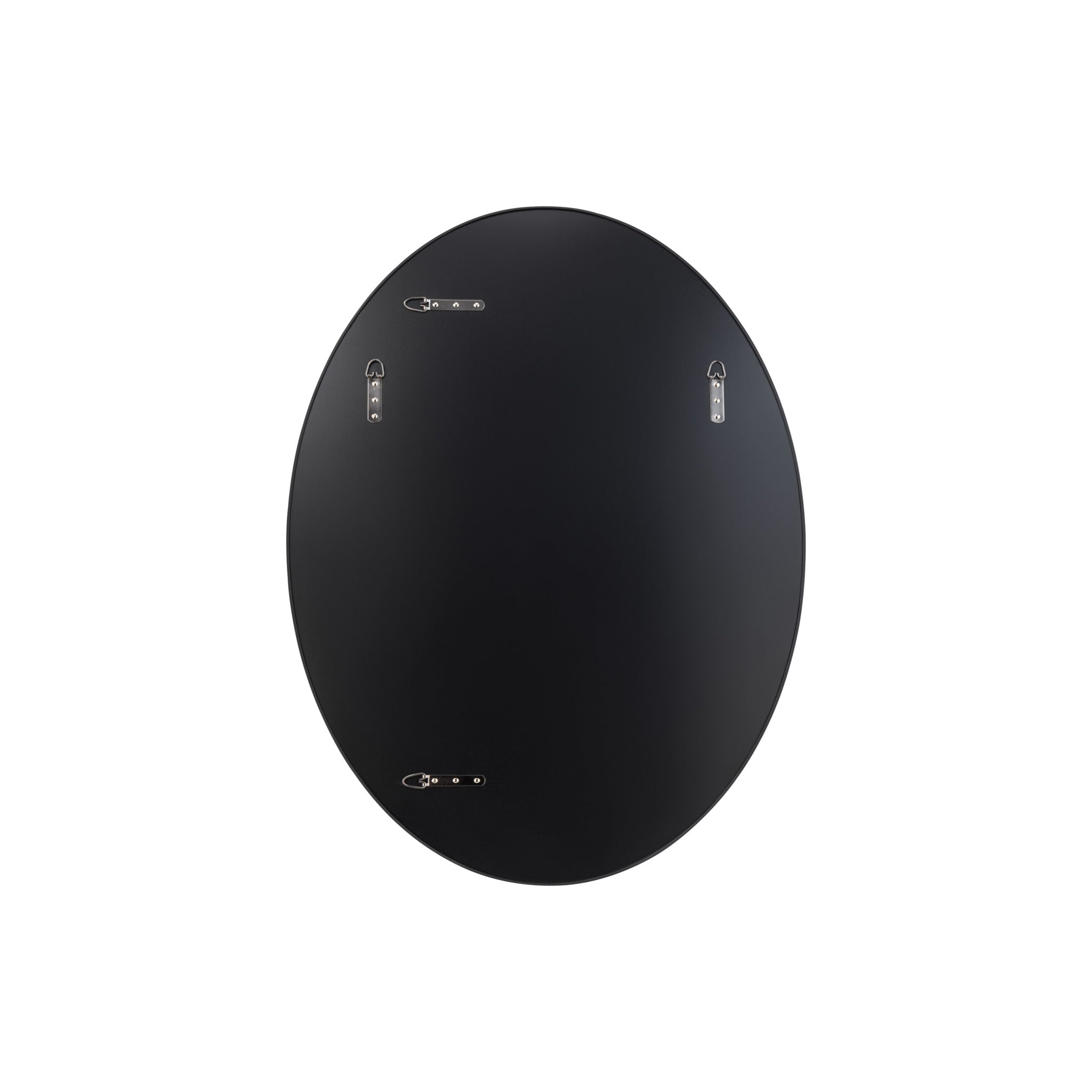 Tablet 22 x 30 Oval Mirror - Black