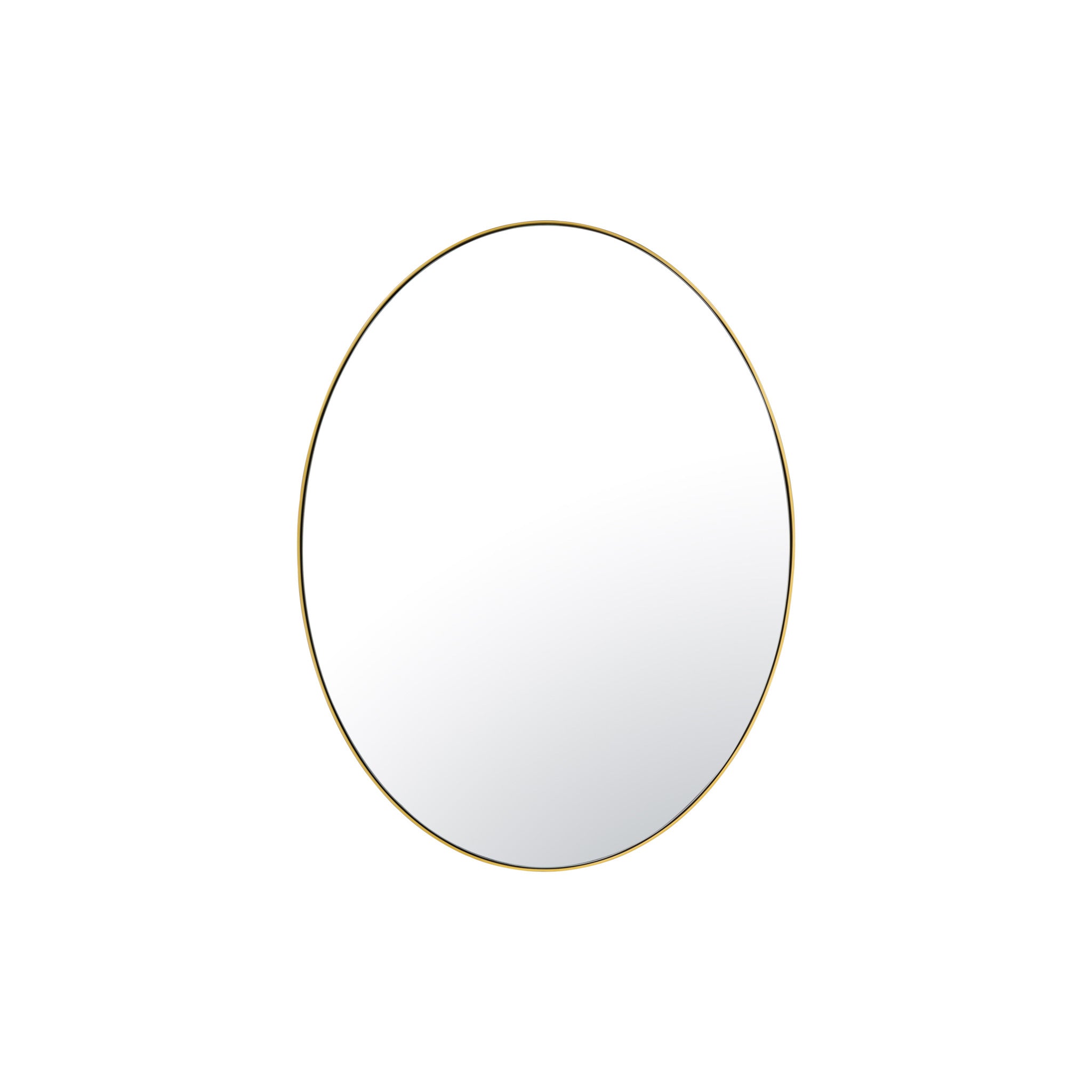Tablet 22 x 30 Oval Mirror - Gold