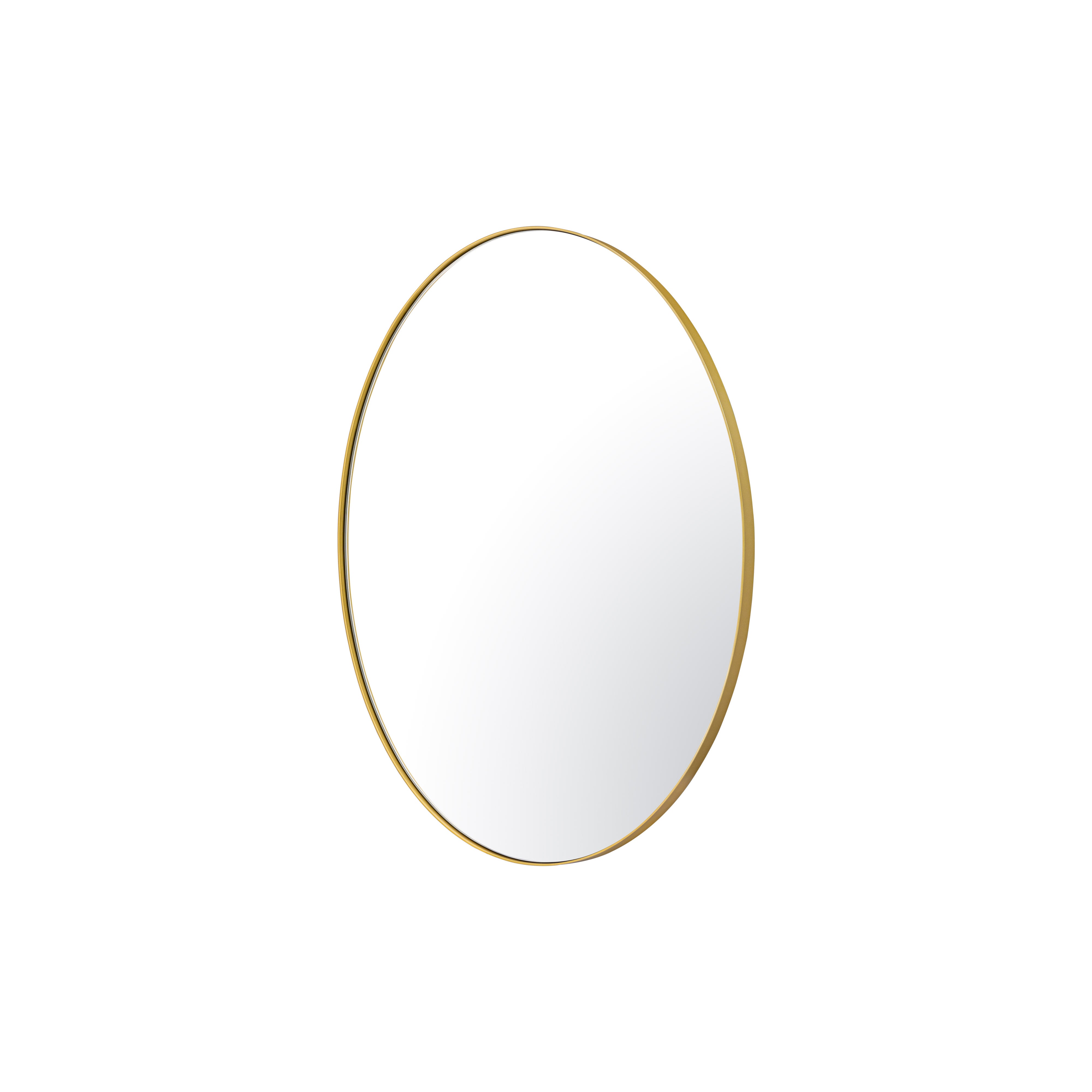 Tablet 22 x 30 Oval Mirror - Gold