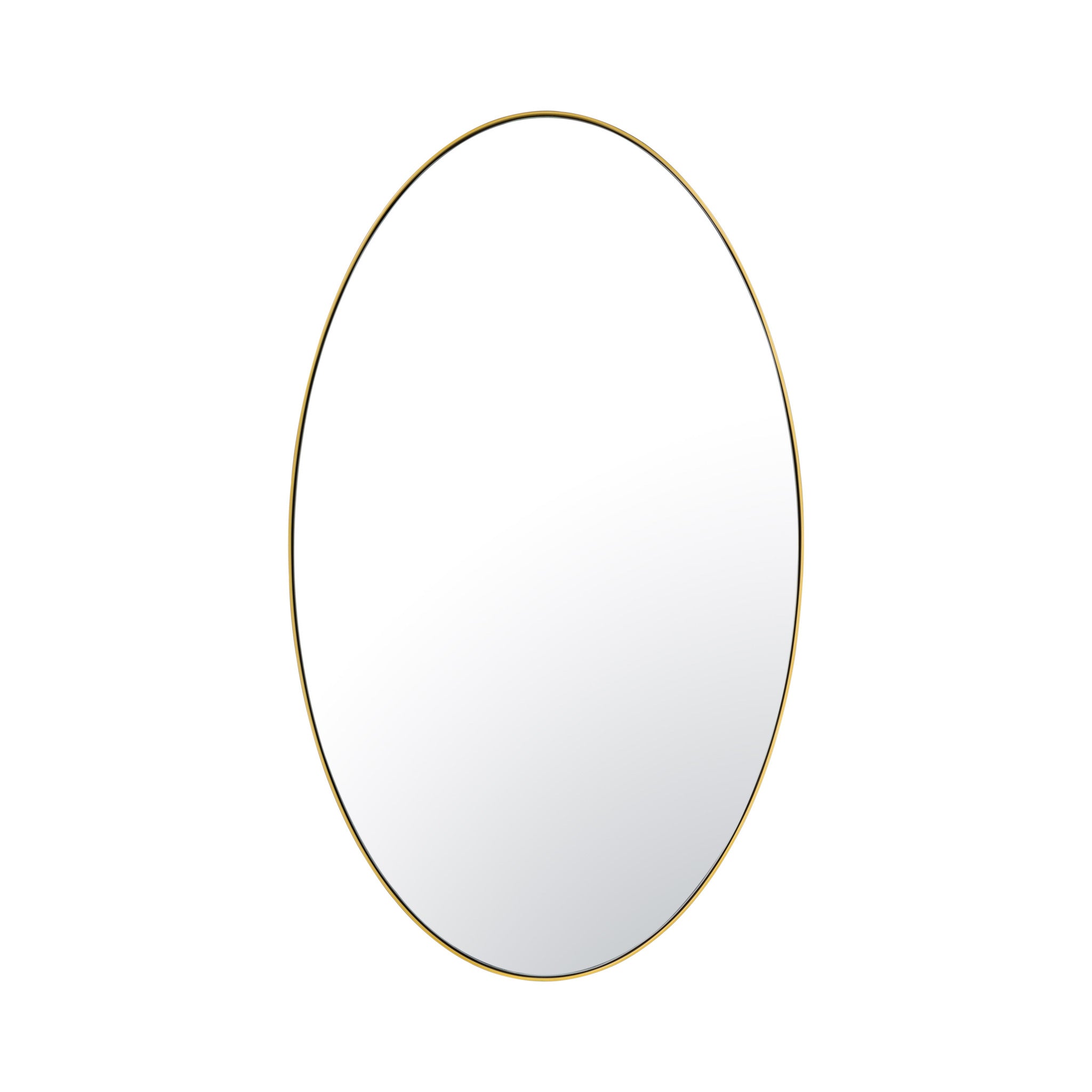 Tablet 24 x 40 Oval Mirror - Gold
