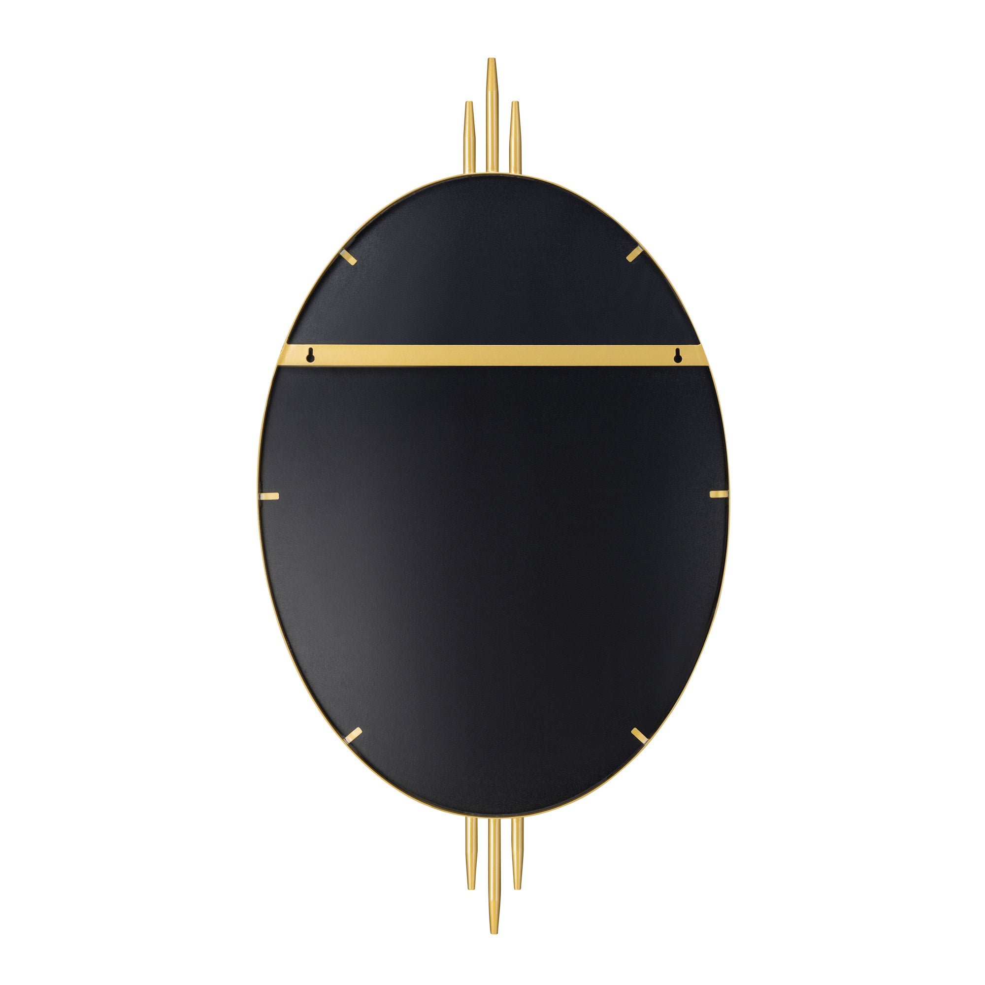 Propaganda 22x41 Oval Wall Mirror - Gold