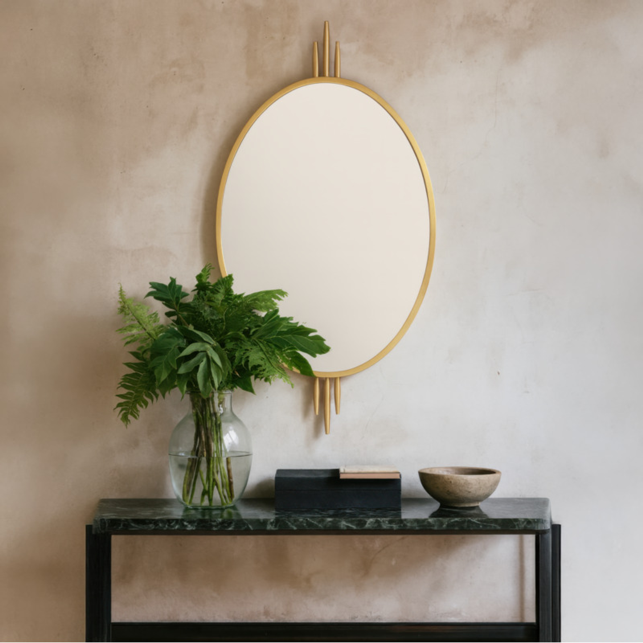 Propaganda 22x41 Oval Wall Mirror