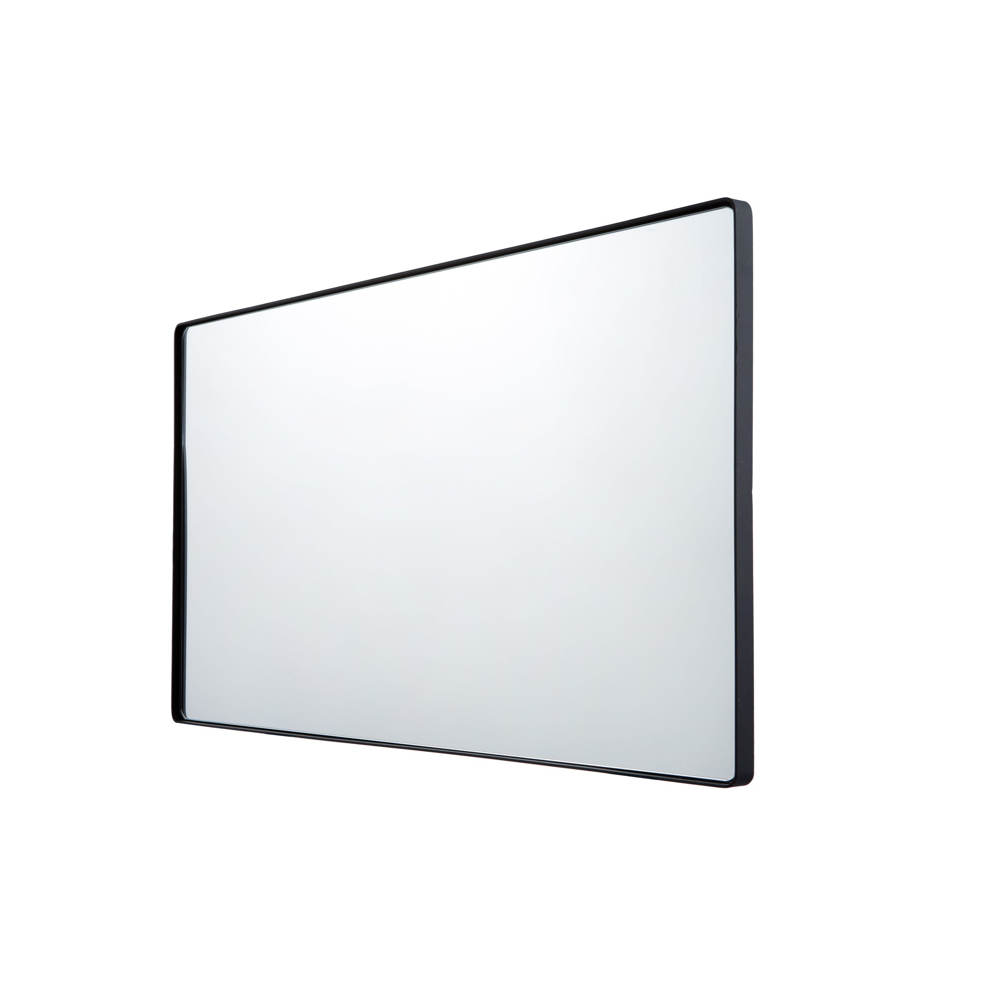 Kye 22x40 Rounded Rectangular Wall Mirror - Black