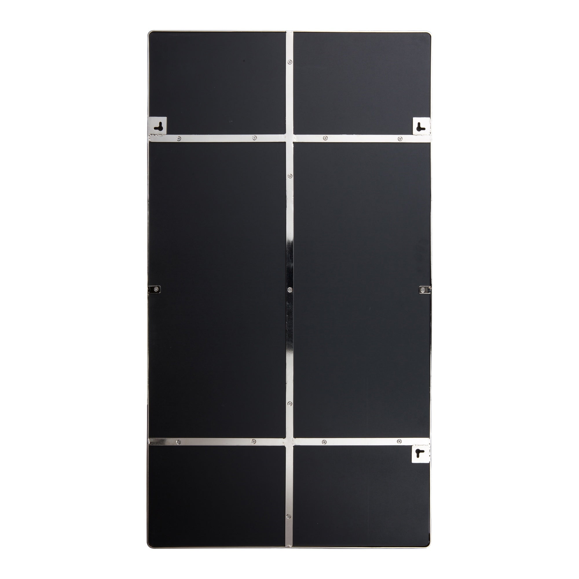Kye 22x40 Rounded Rectangular Wall Mirror - Polished Nickel