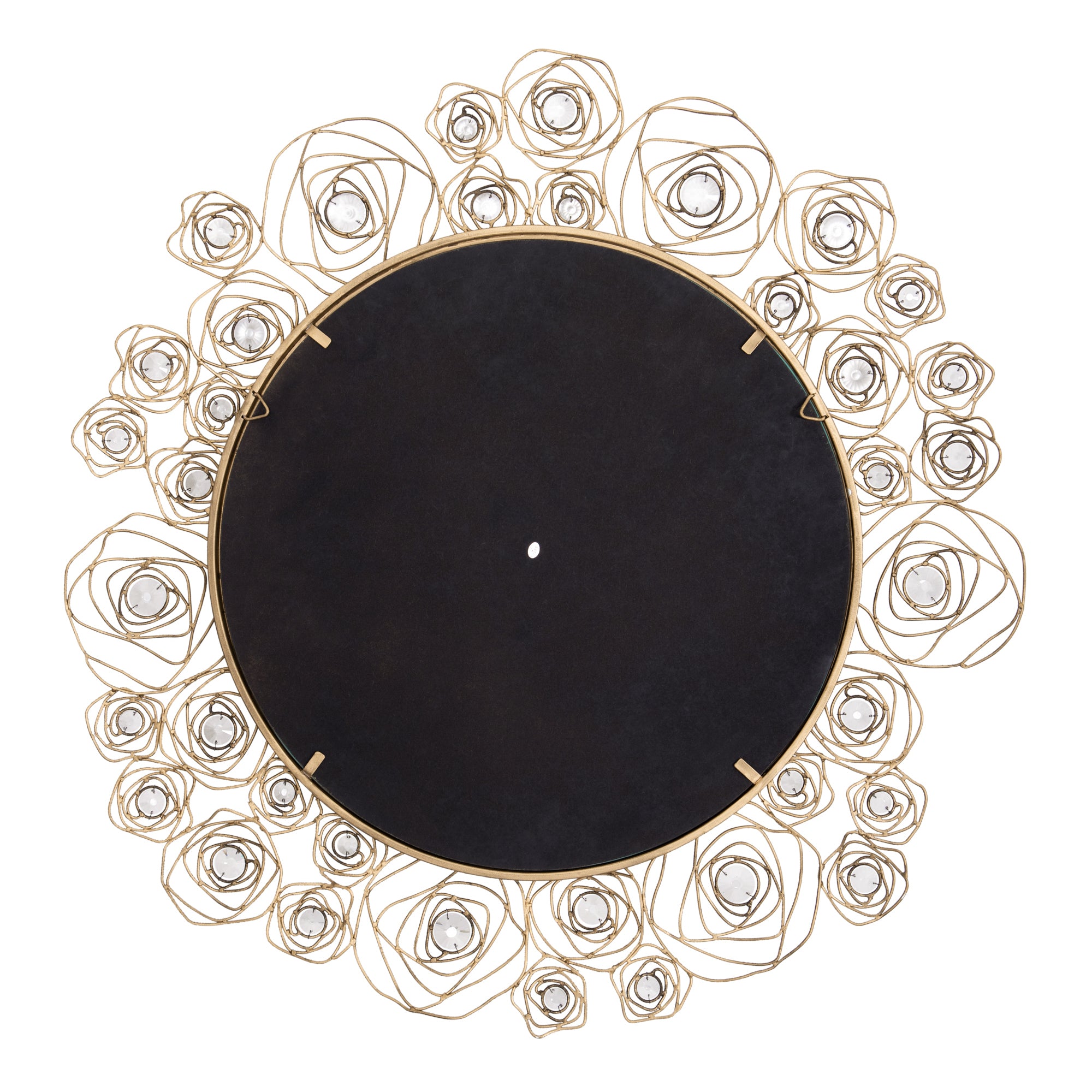 Ethereal Rose 38-in Wall Mirror - Havana Gold Ombre