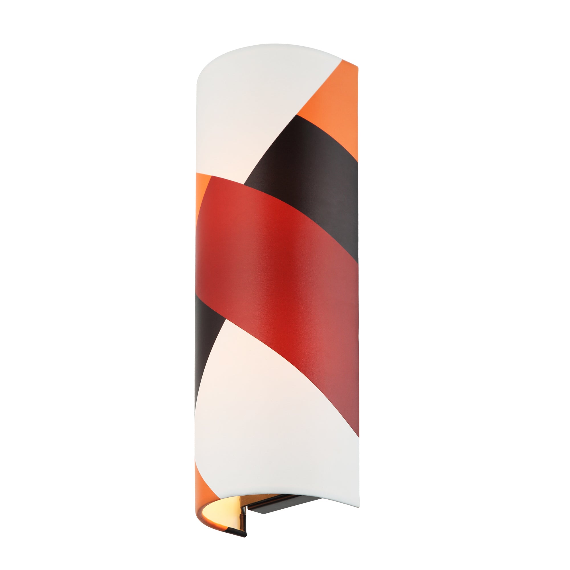 Patchwork 2-Light ADA Bath - Black/Satin Brass/Patchwork