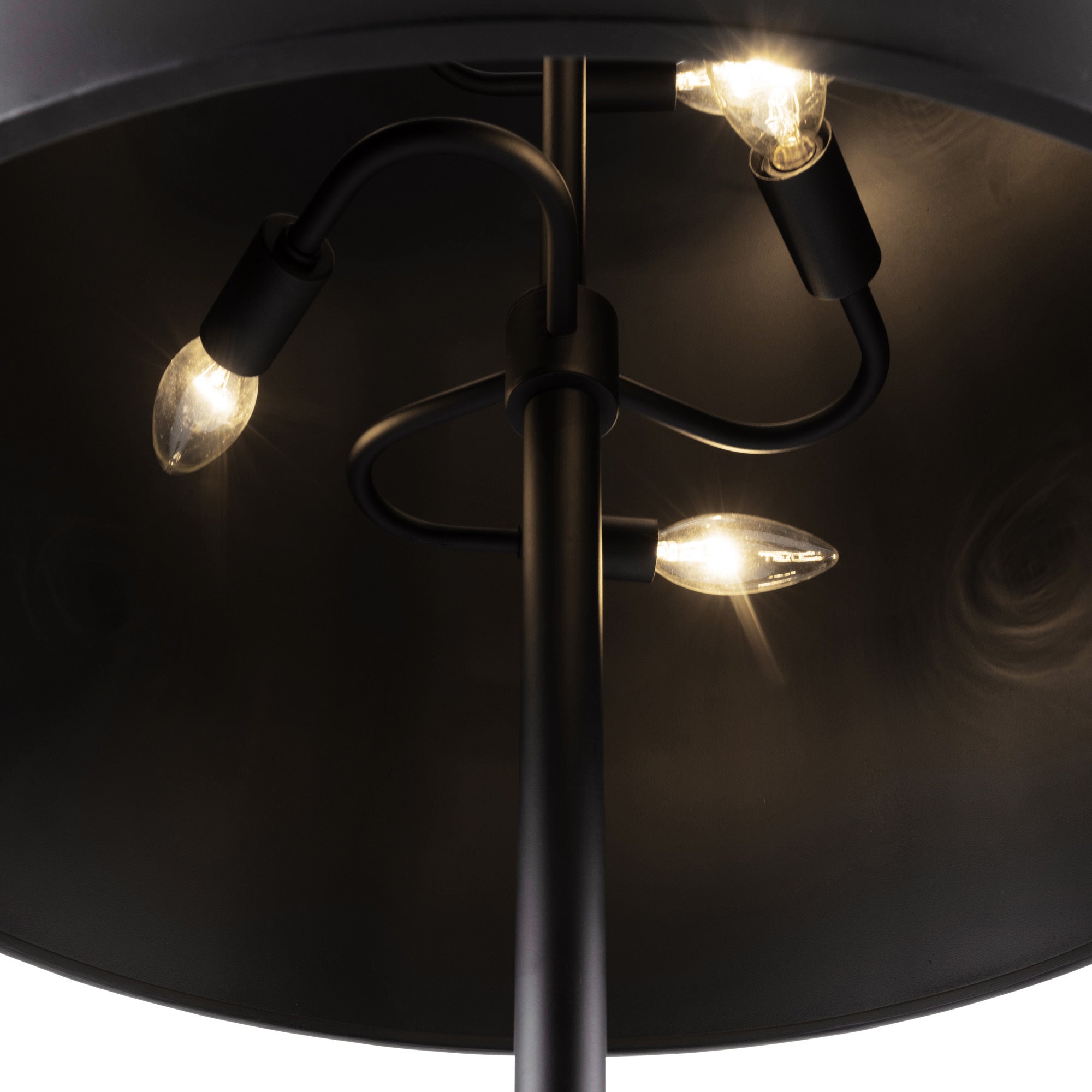 Giustino 6 Light Floor Lamp - Matte Black