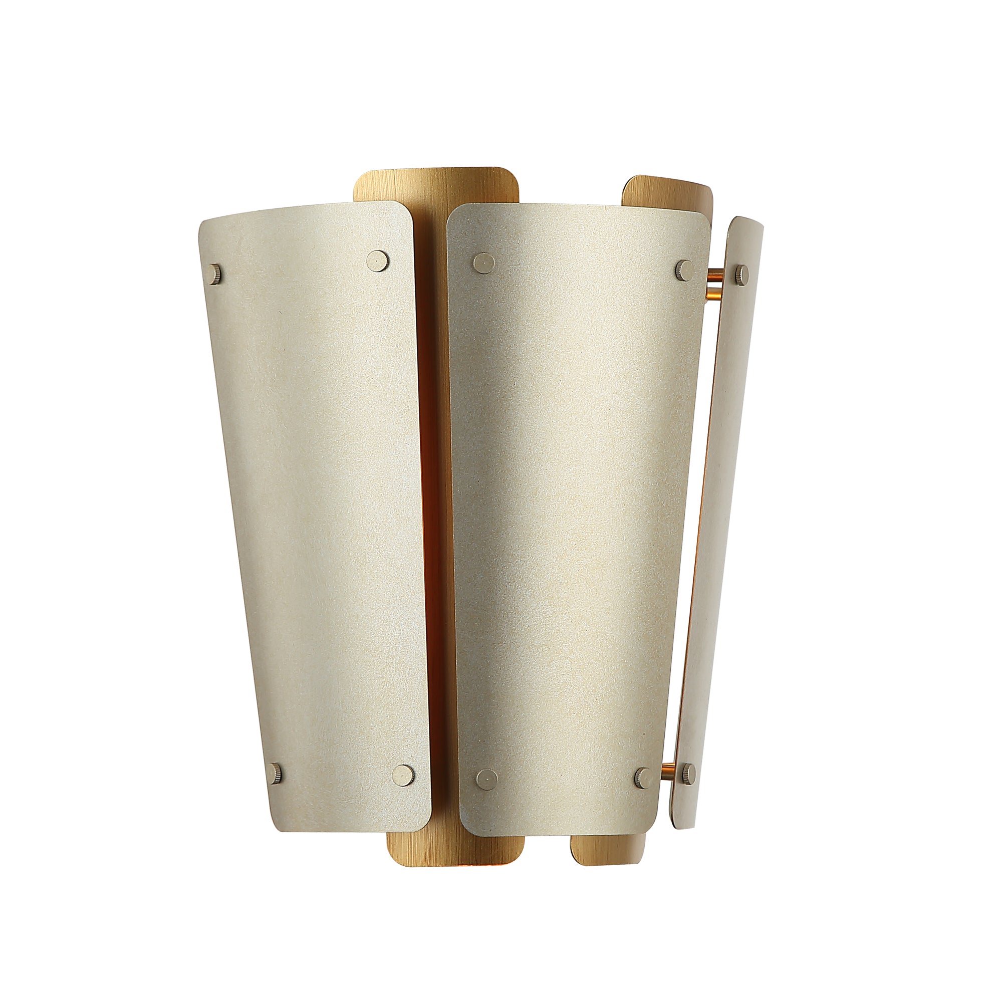 Peep Show 1-Light Sconce - Sunwashed Silver/Brushed Sienna