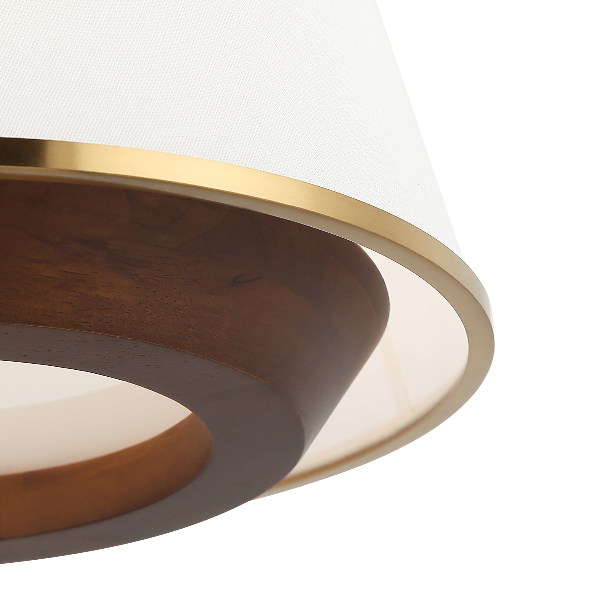 Desert Flyer 3-Light - Satin Brass/Medium Walnut