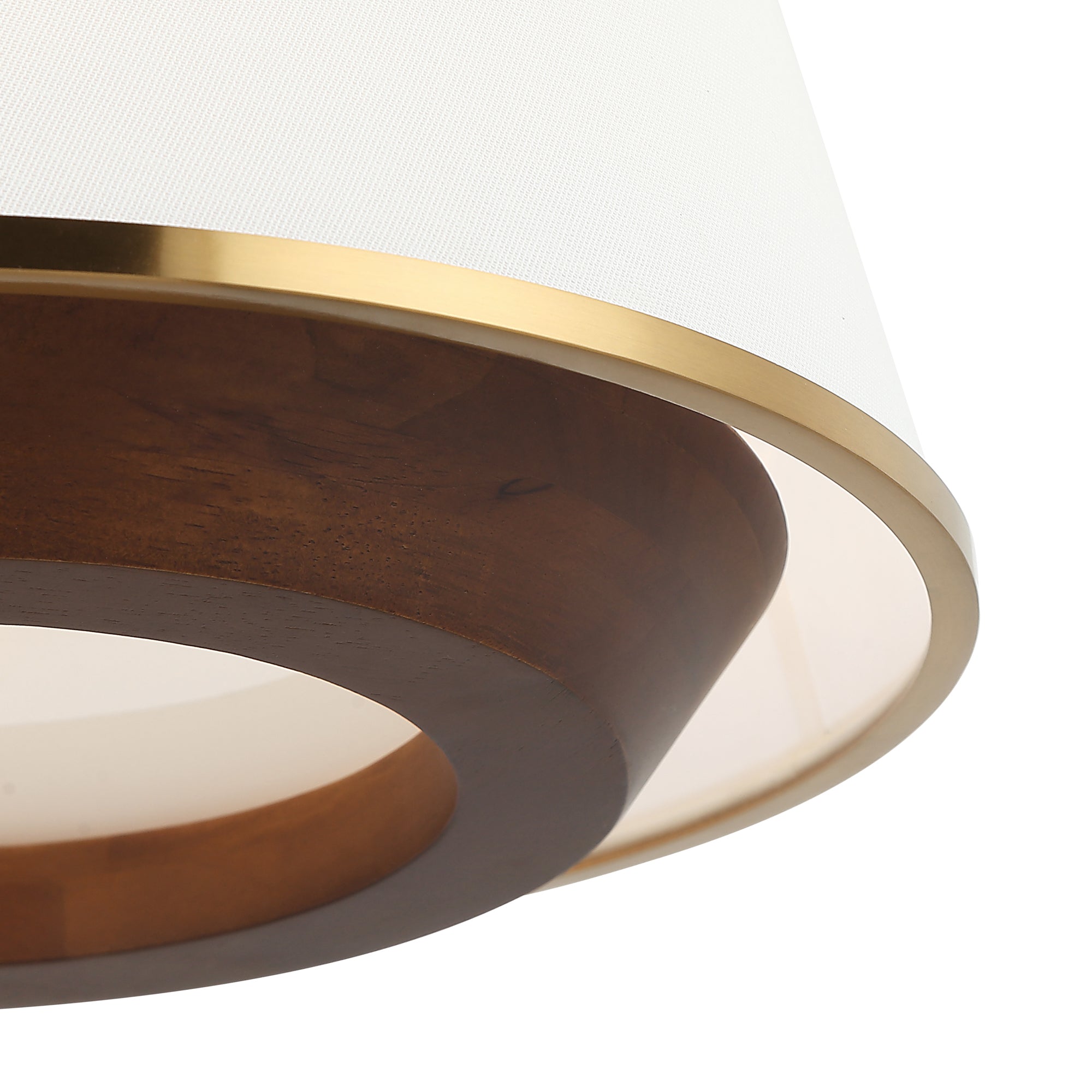 Desert Flyer 3-Light - Satin Brass/Medium Walnut