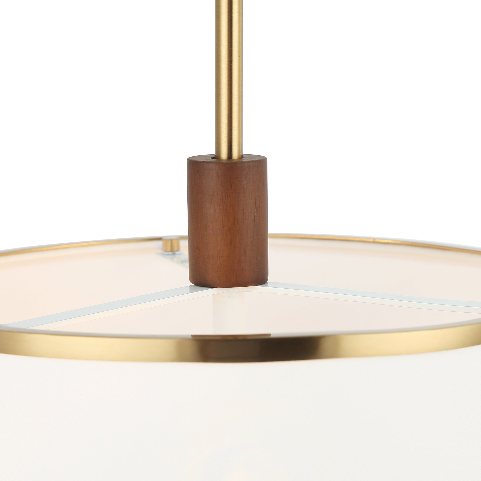 Desert Flyer 3-Light - Satin Brass/Medium Walnut
