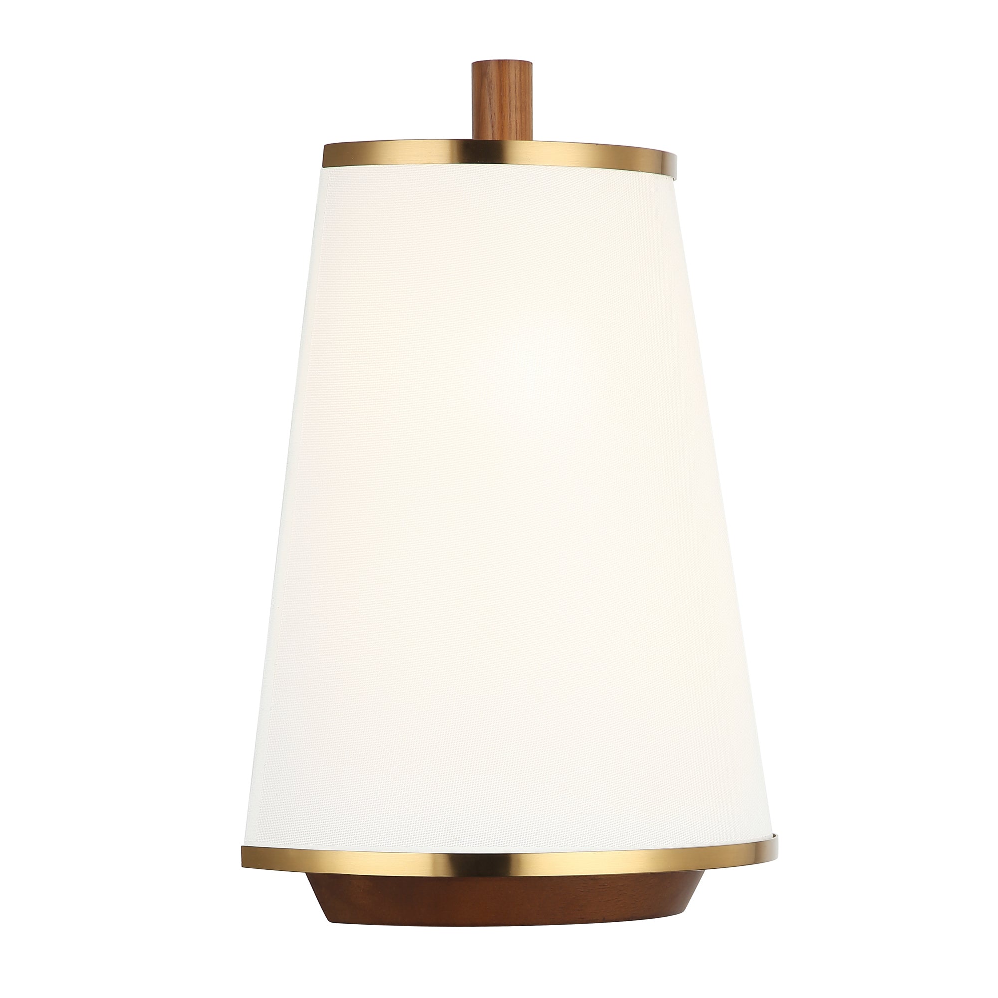 Desert Flyer 2-Light Sconce - Satin Brass/Medium Walnut