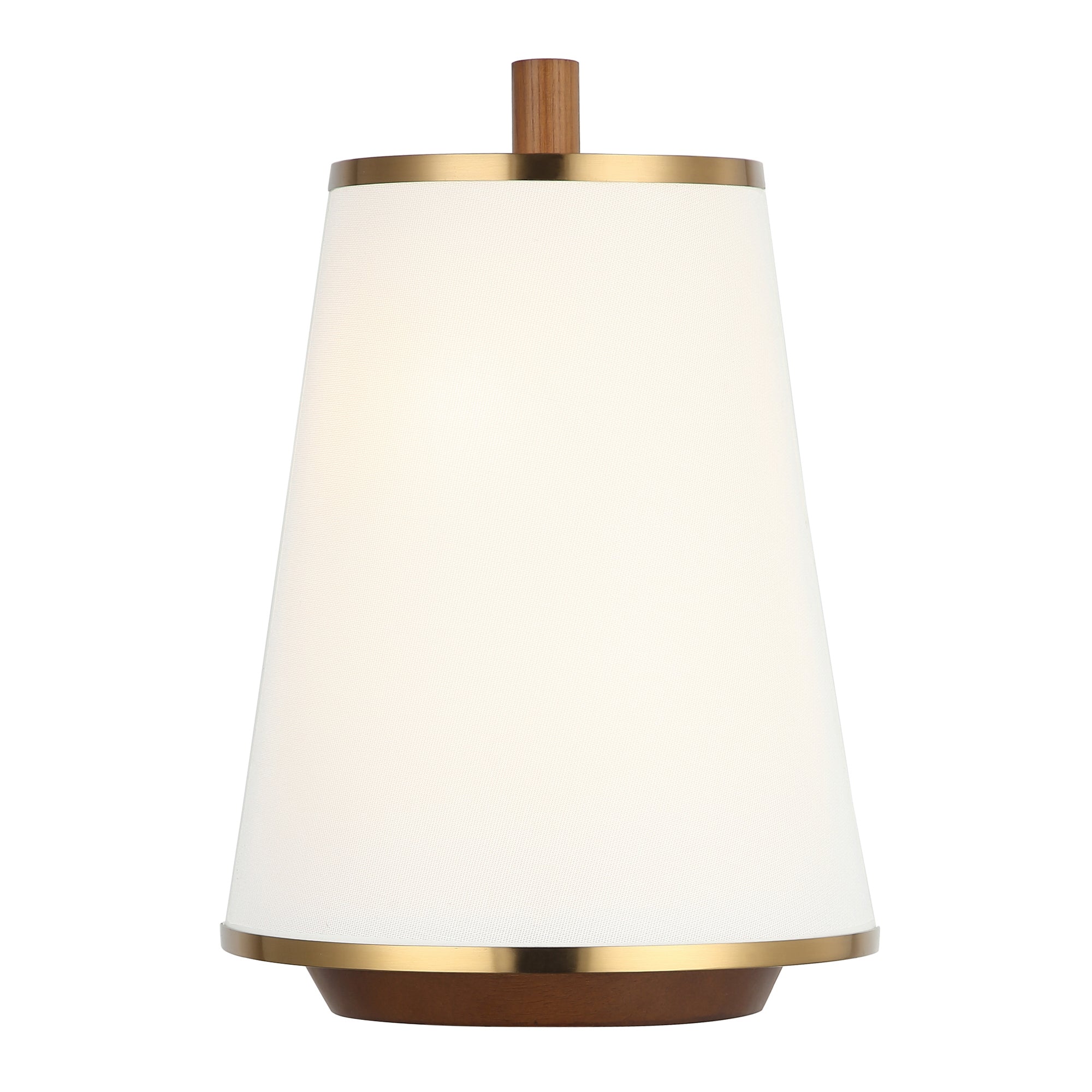 Desert Flyer 2 Light Sconce - Satin Brass/Medium Walnut