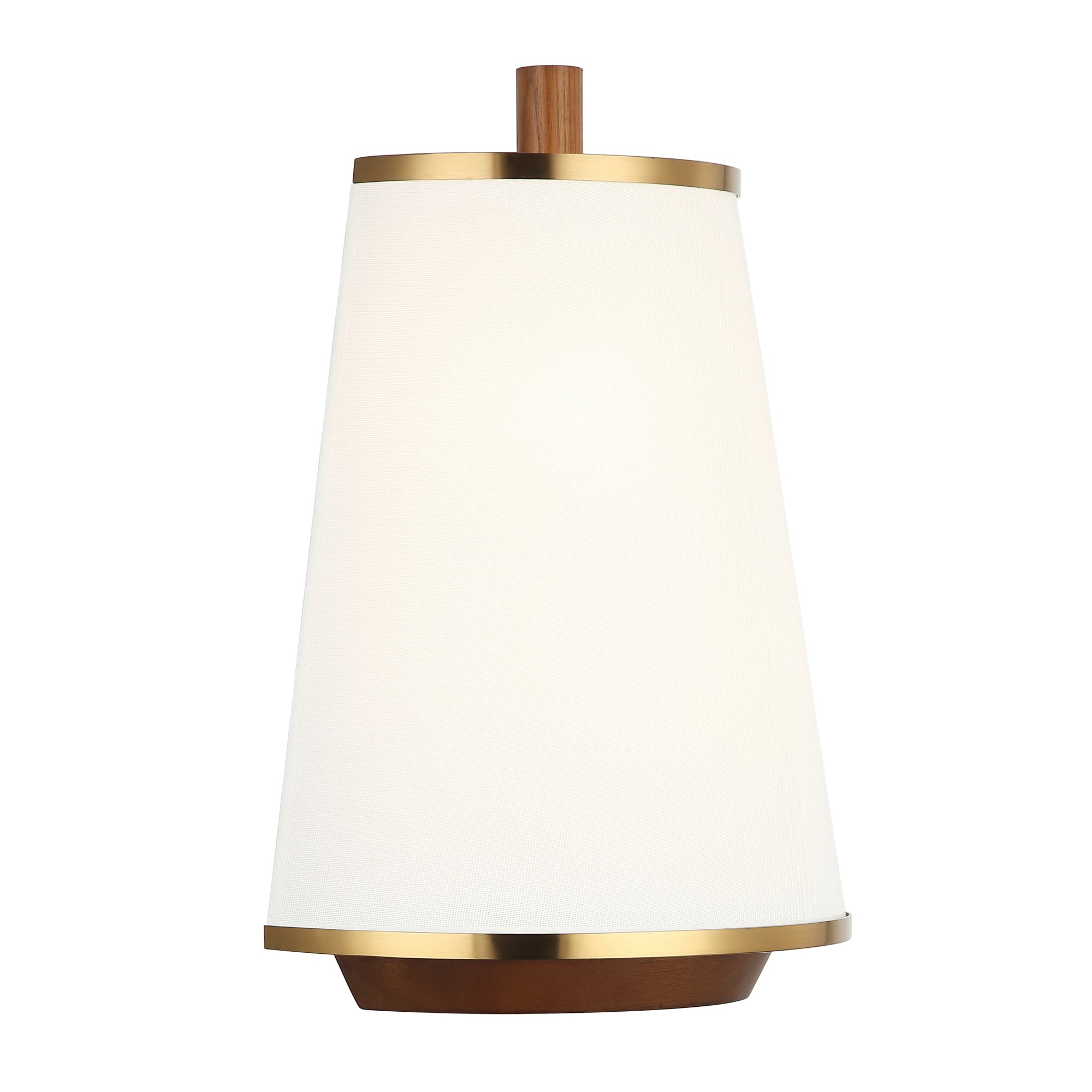 Desert Flyer 2-Light Sconce - Satin Brass/Medium Walnut