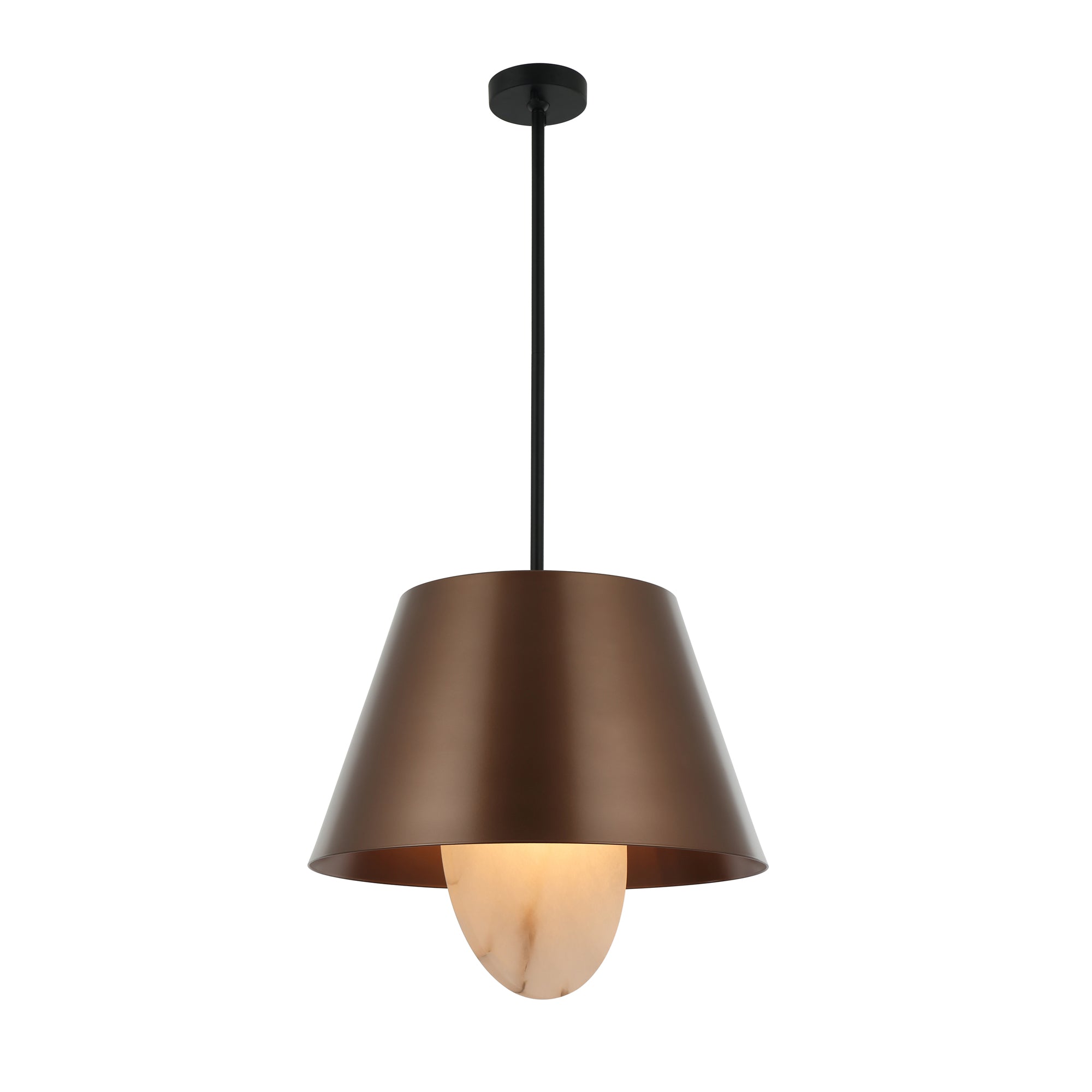 Rock On 4-Light Pendant - Brontourage/Matte Black