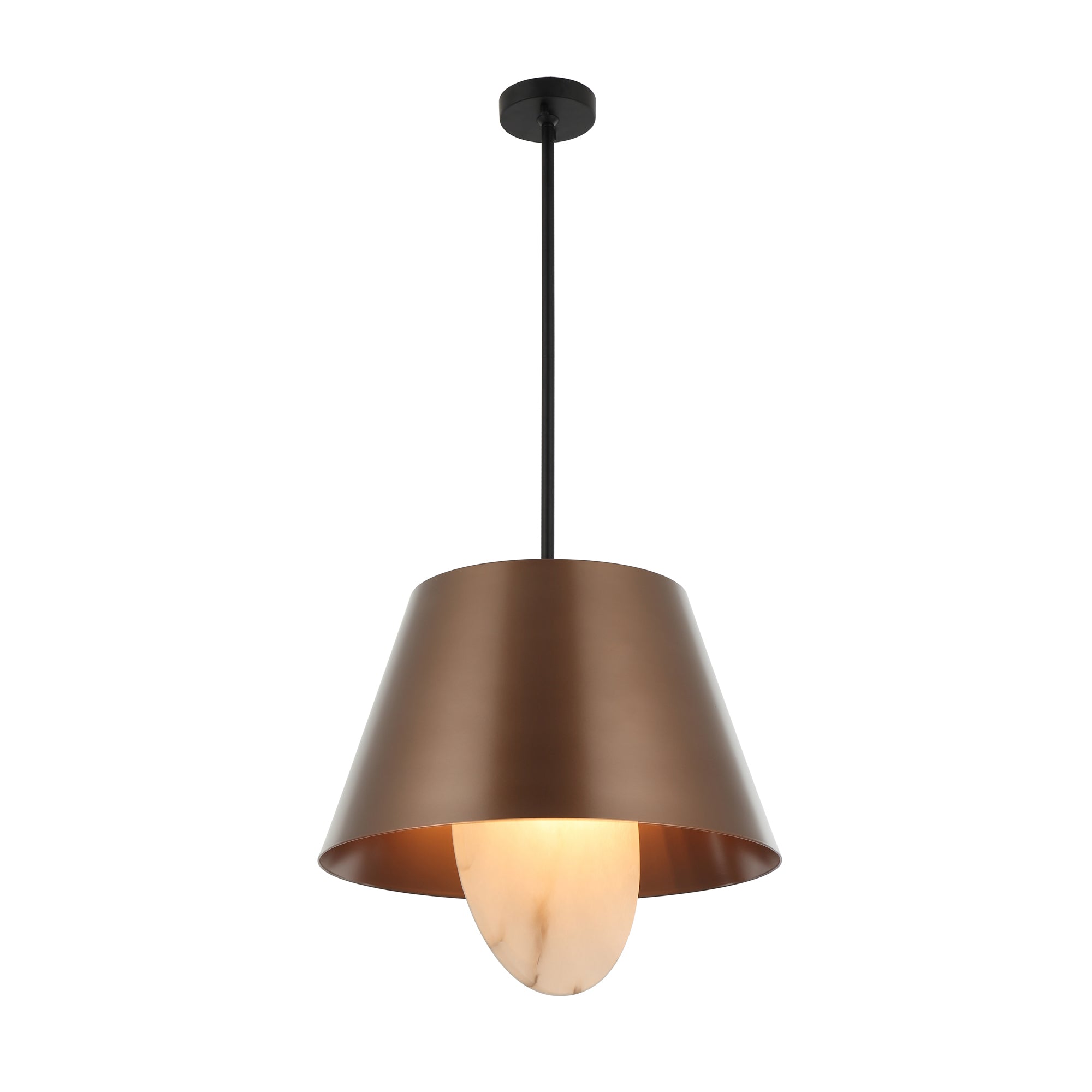 Rock On 4-Light Pendant - Brontourage/Matte Black