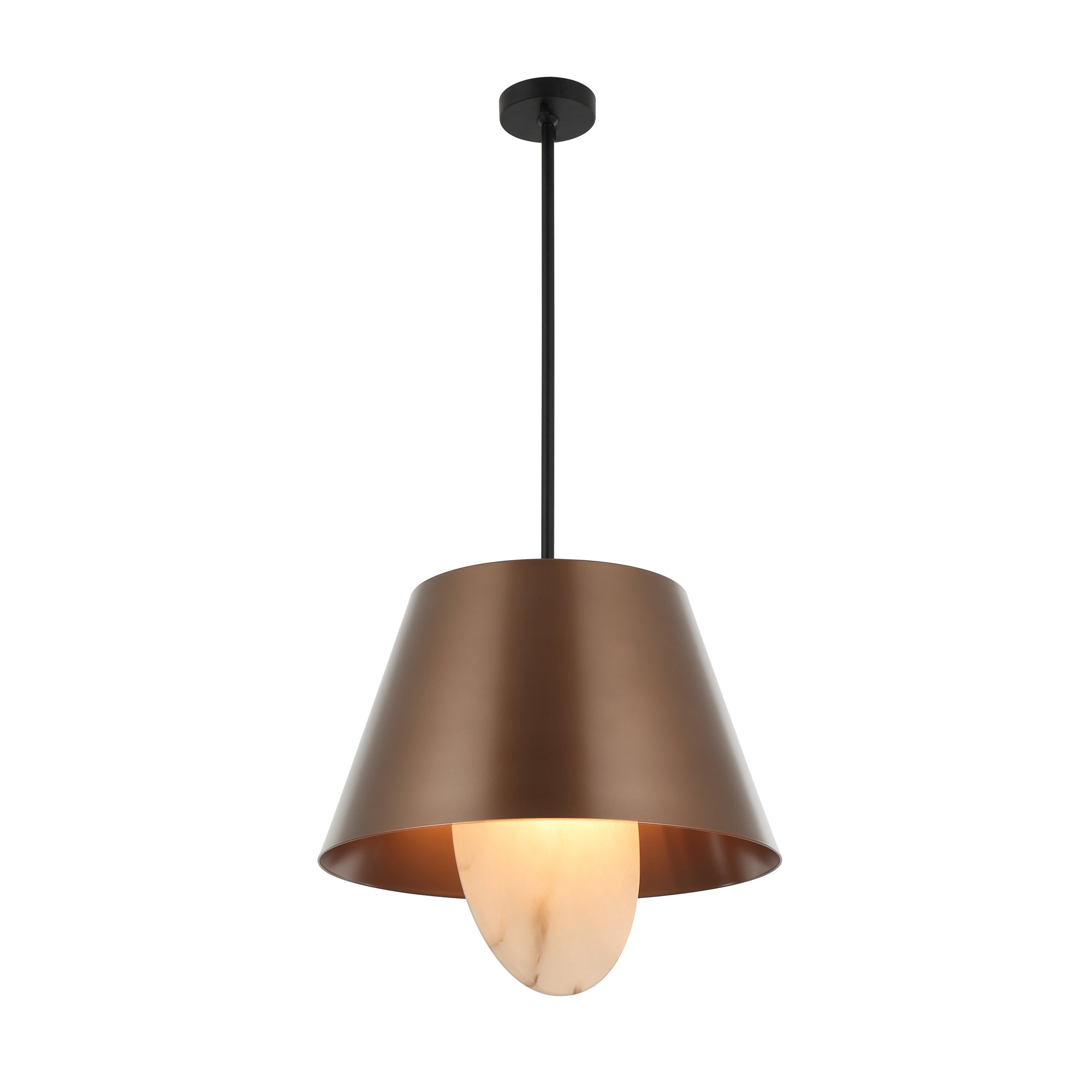 Rock On 4 Light Pendant - Brontourage/Matte Black