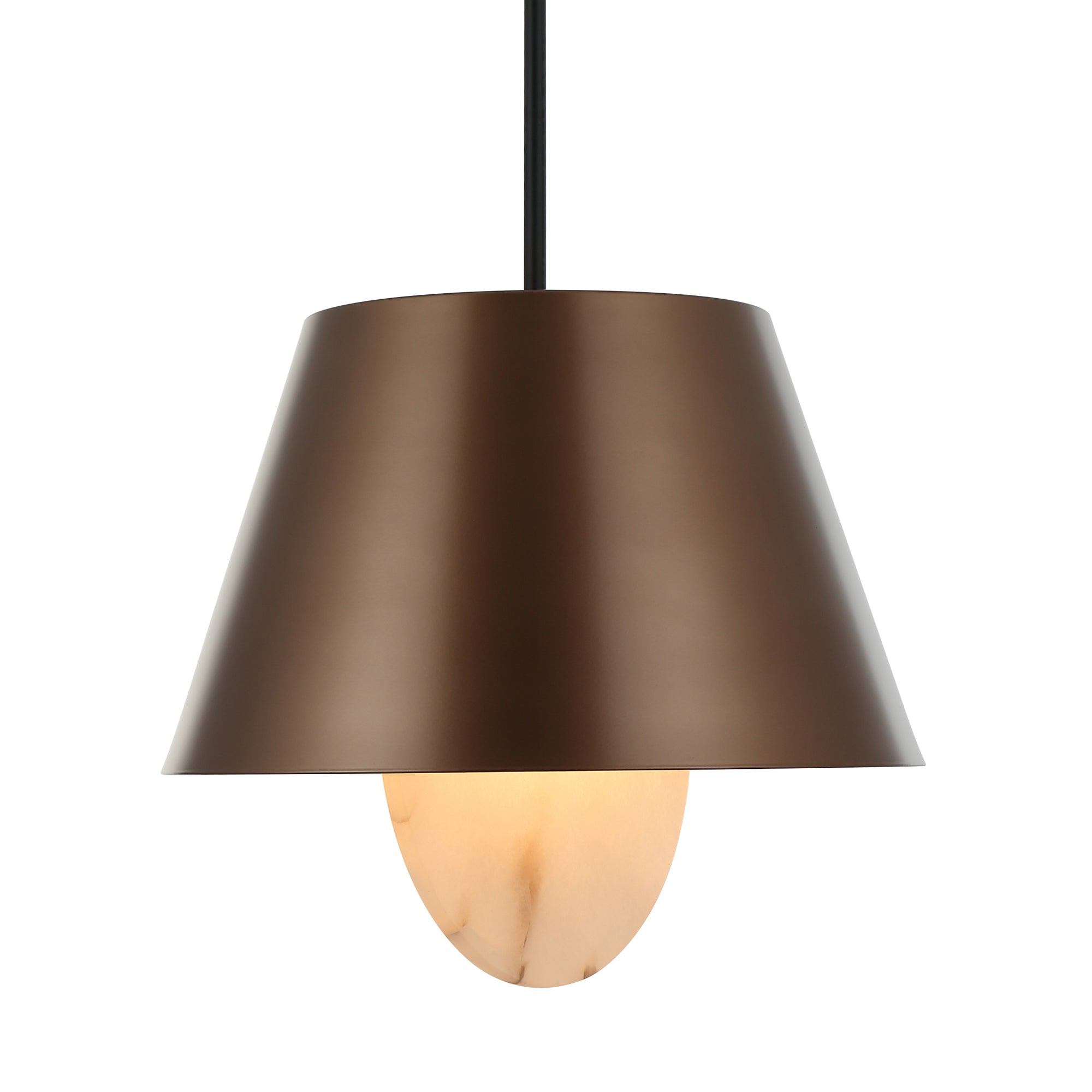 Rock On 4-Light Pendant - Brontourage/Matte Black