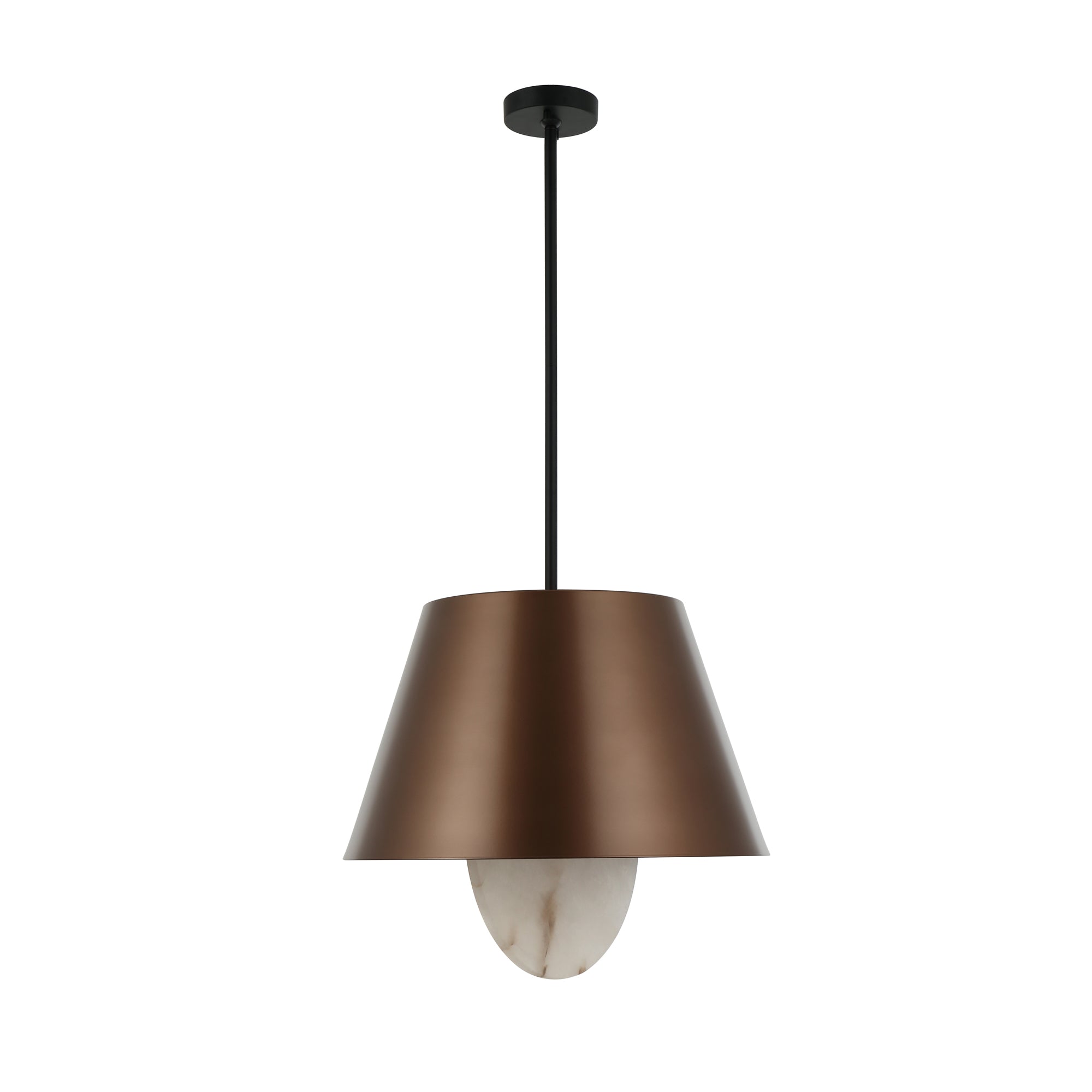 Rock On 4-Light Pendant - Brontourage/Matte Black