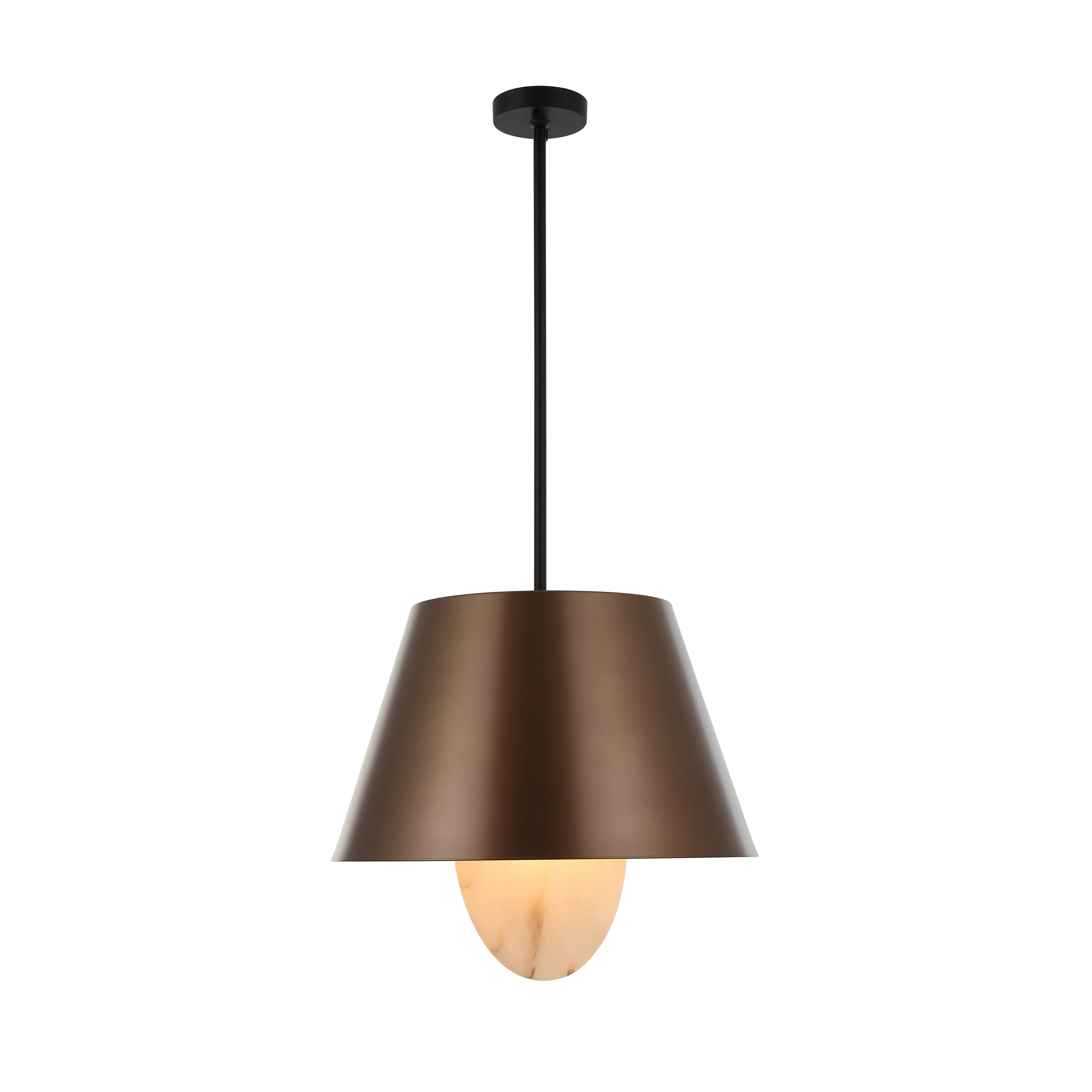 Rock On 4-Light Pendant - Brontourage/Matte Black