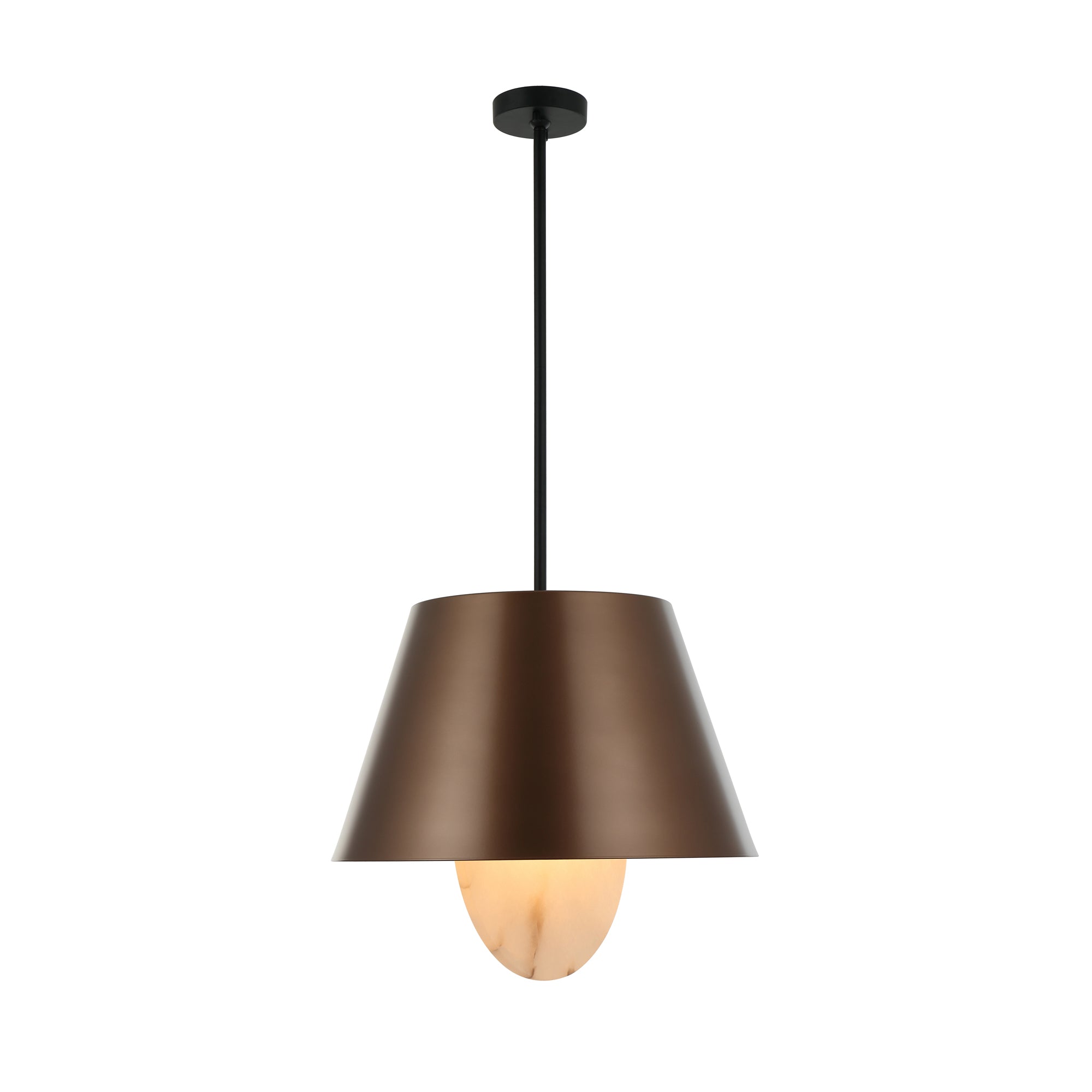 Rock On 4 Light Pendant - Brontourage/Matte Black