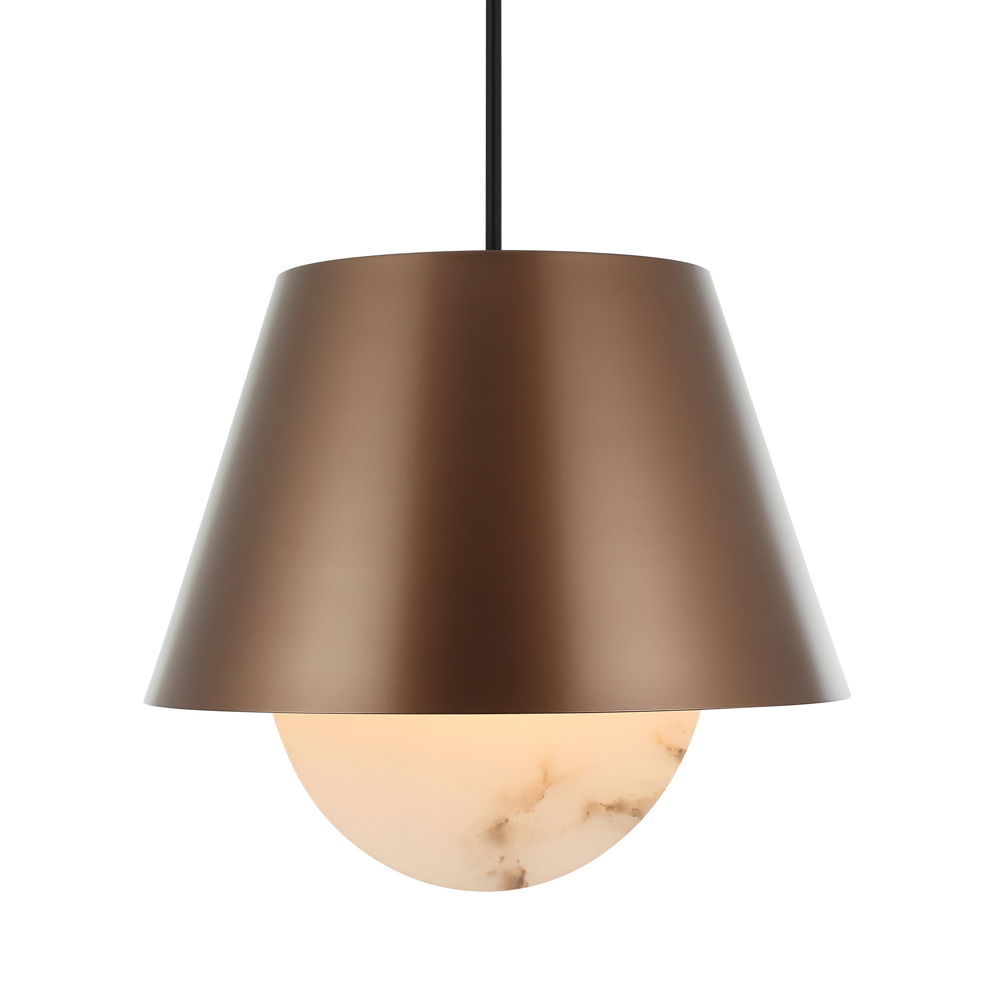 Rock On 6-Light Pendant - Brontourage/Matte Black