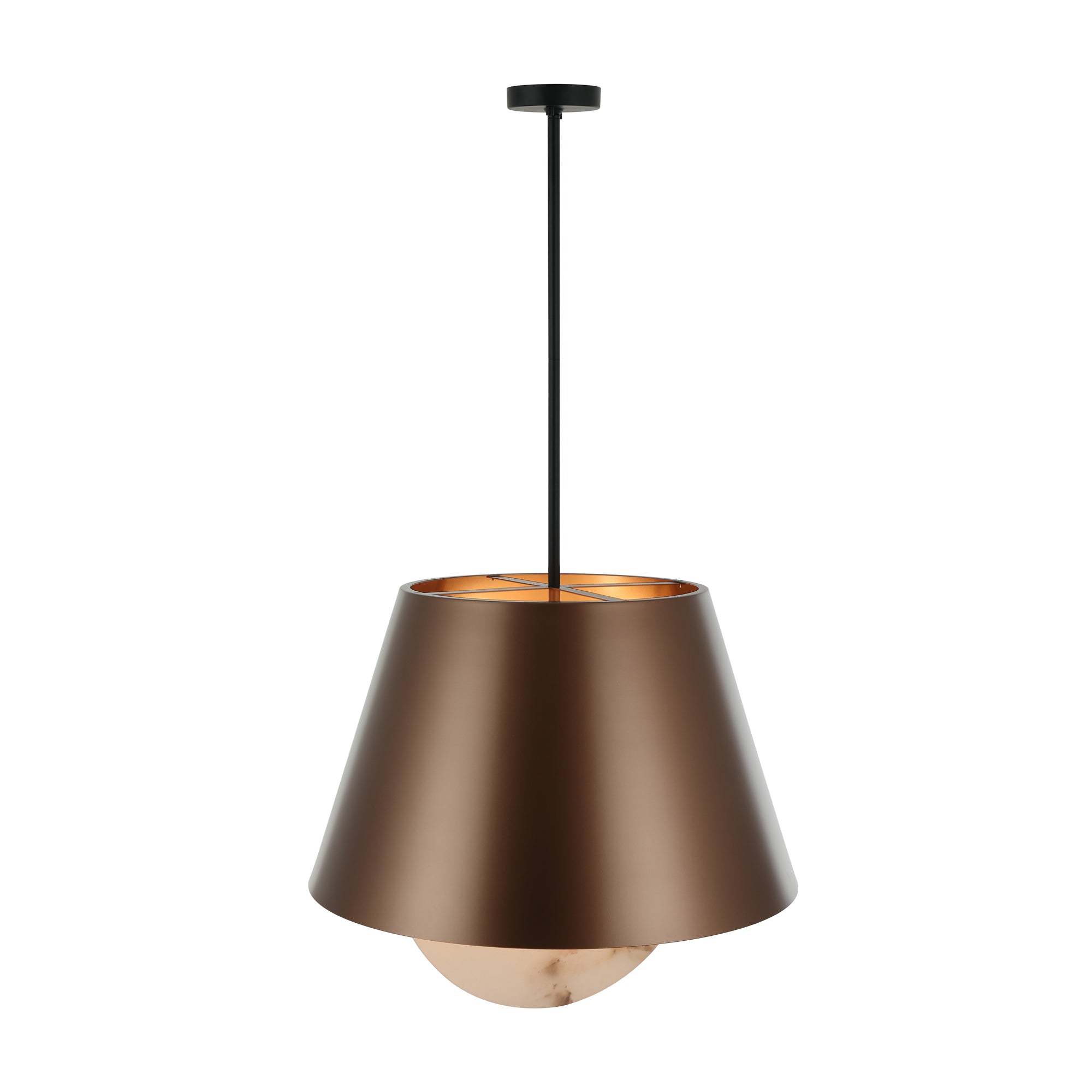 Rock On 6-Light Pendant - Brontourage/Matte Black