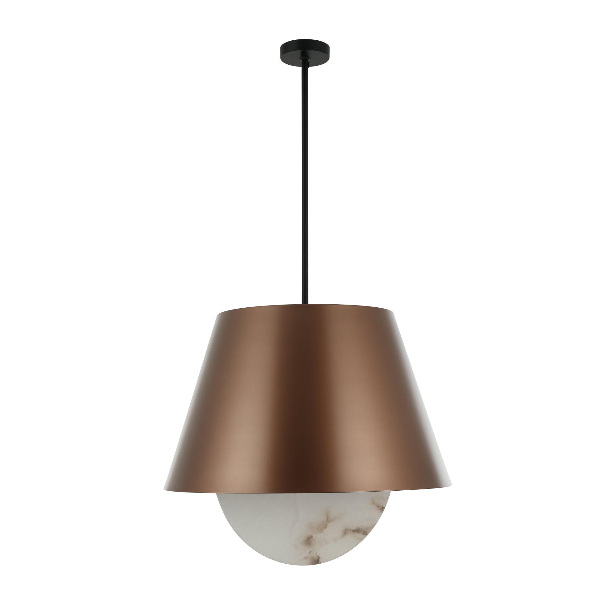 Rock On 6-Light Pendant - Brontourage/Matte Black