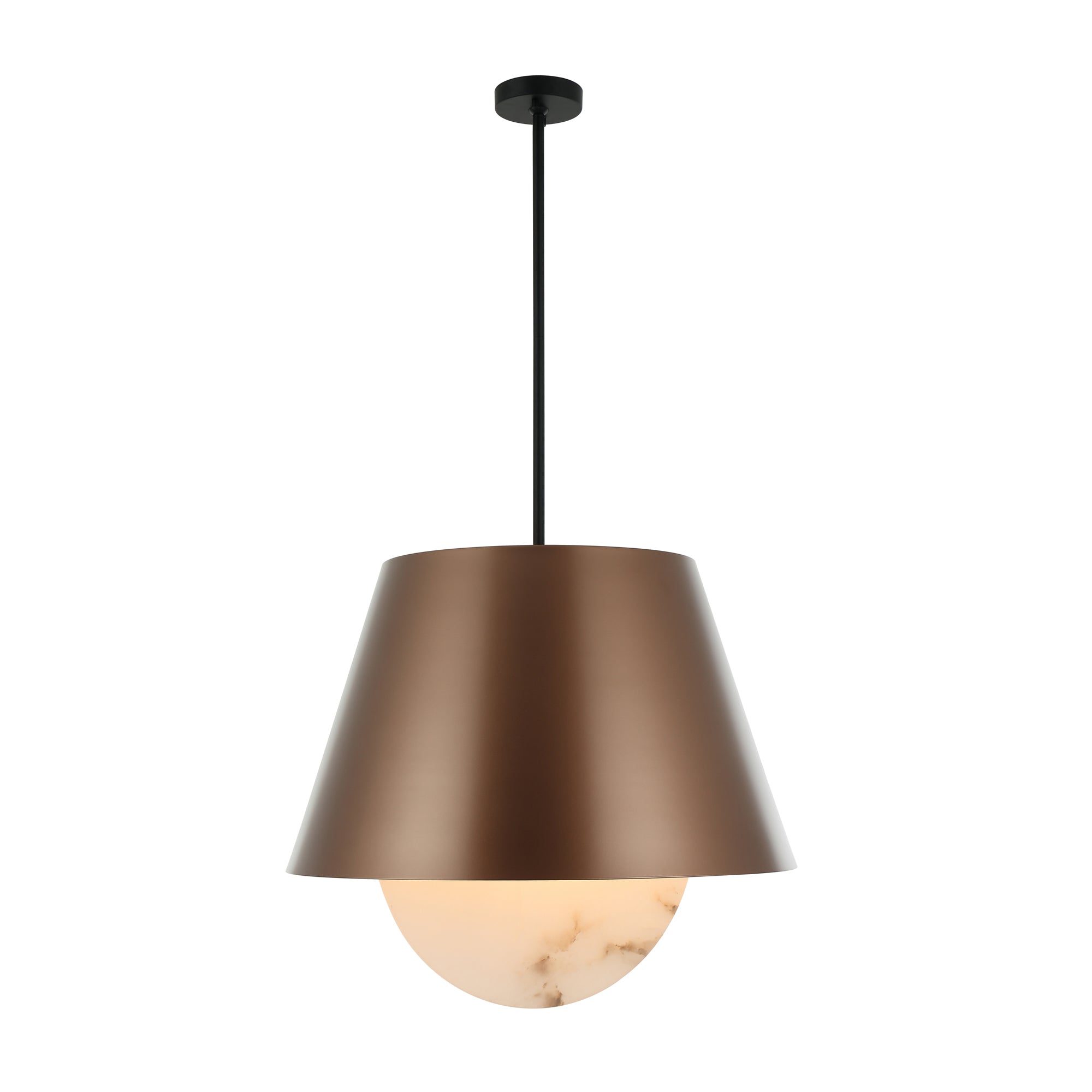 Rock On 6-Light Pendant - Brontourage/Matte Black