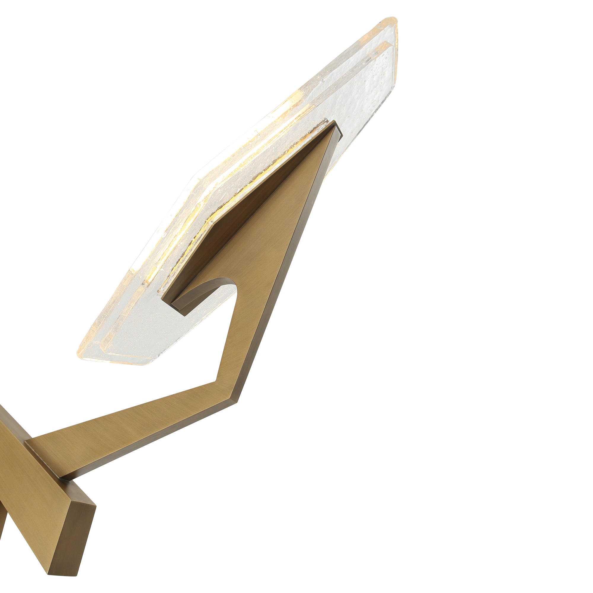 Down the Wrong Path 2-Light Medium Linear - Brass Kisser