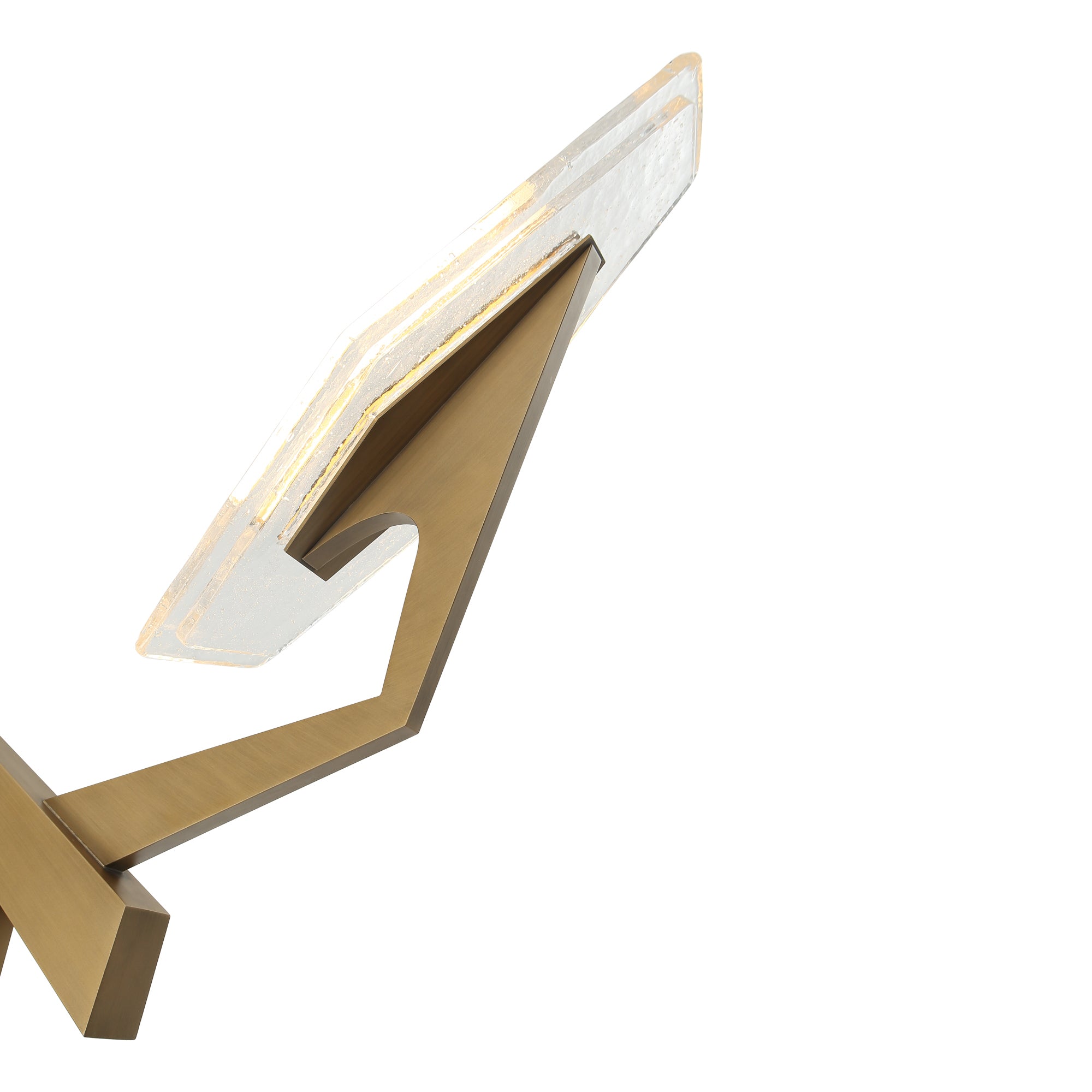 Down the Wrong Path 2 Light Large Linear - Brass Kisser