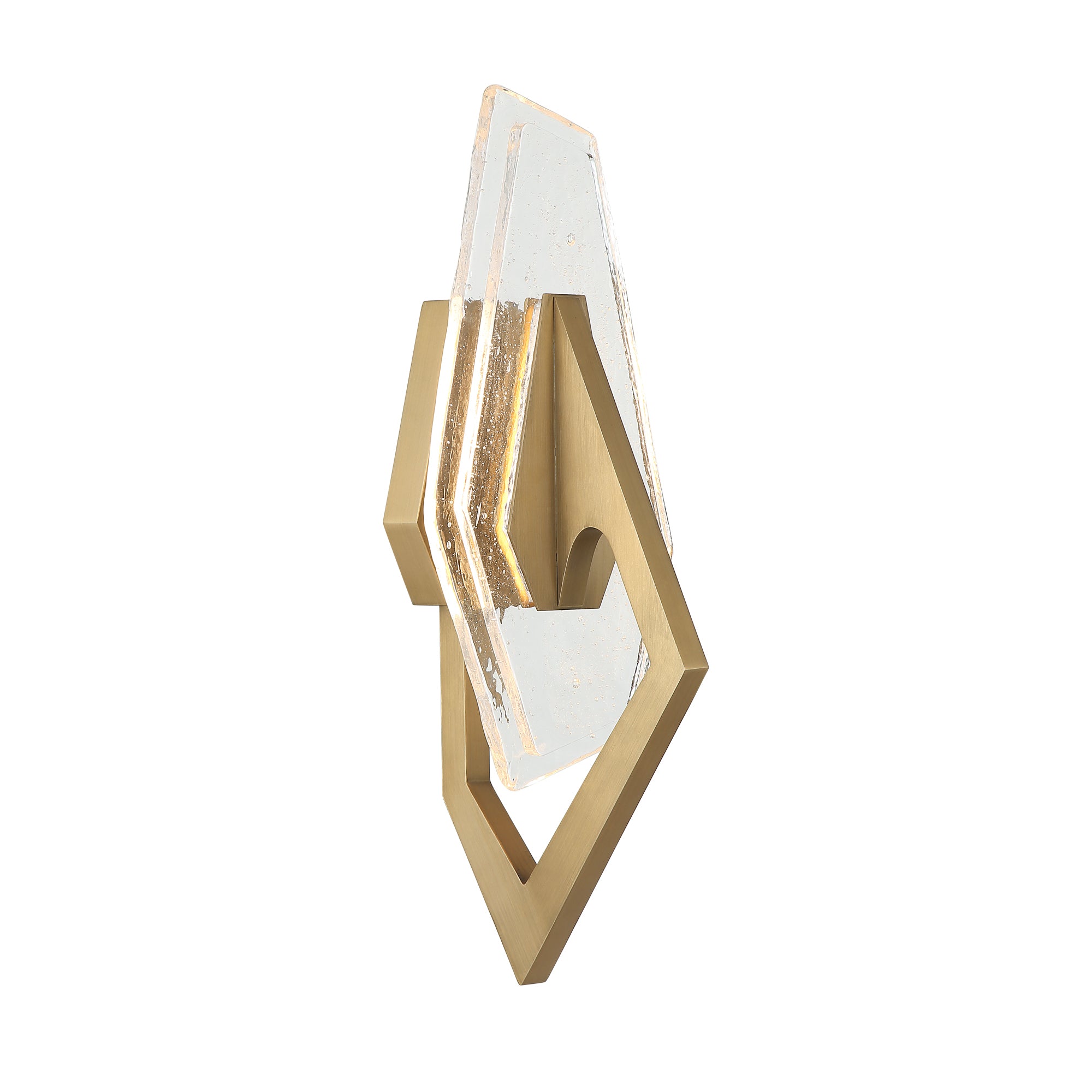 Down the Wrong Path 1 Light Sconce - Brass Kisser
