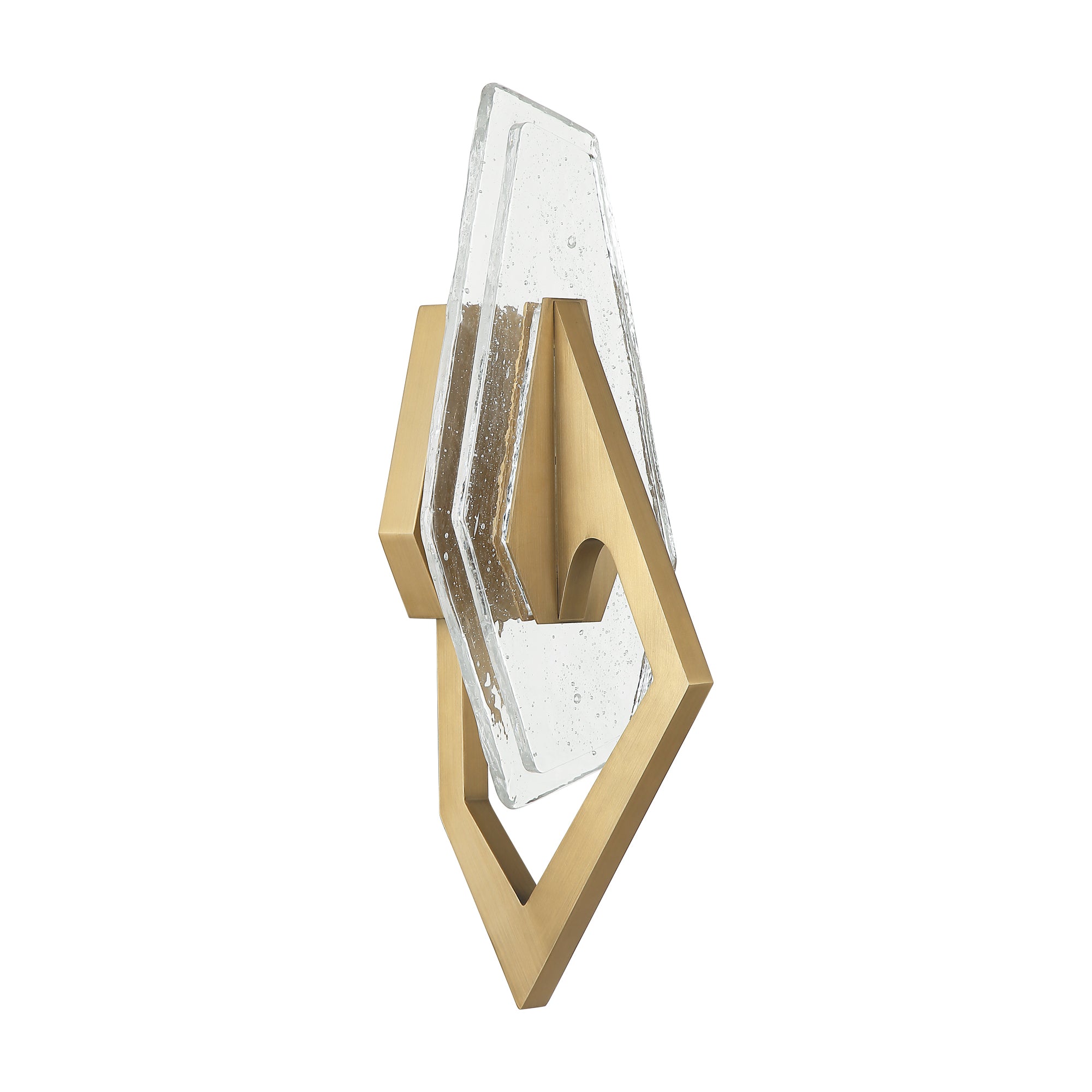 Down the Wrong Path 1 Light Sconce - Brass Kisser
