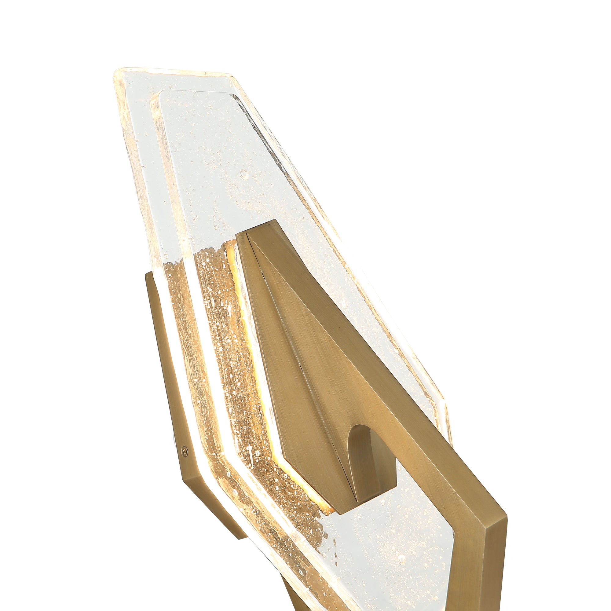 Down the Wrong Path 1 Light Sconce - Brass Kisser