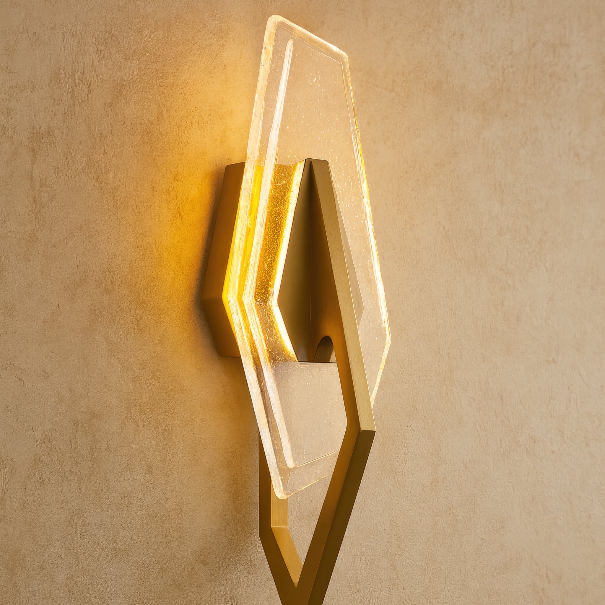 Down the Wrong Path 1 Light Sconce - Brass Kisser