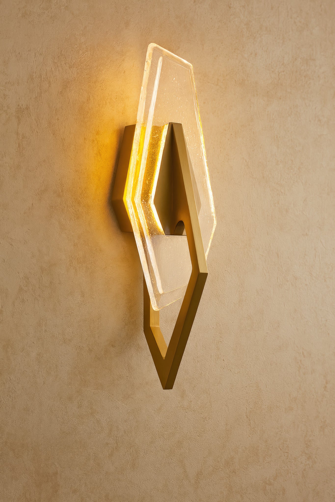 Down the Wrong Path 1 Light Sconce - Brass Kisser