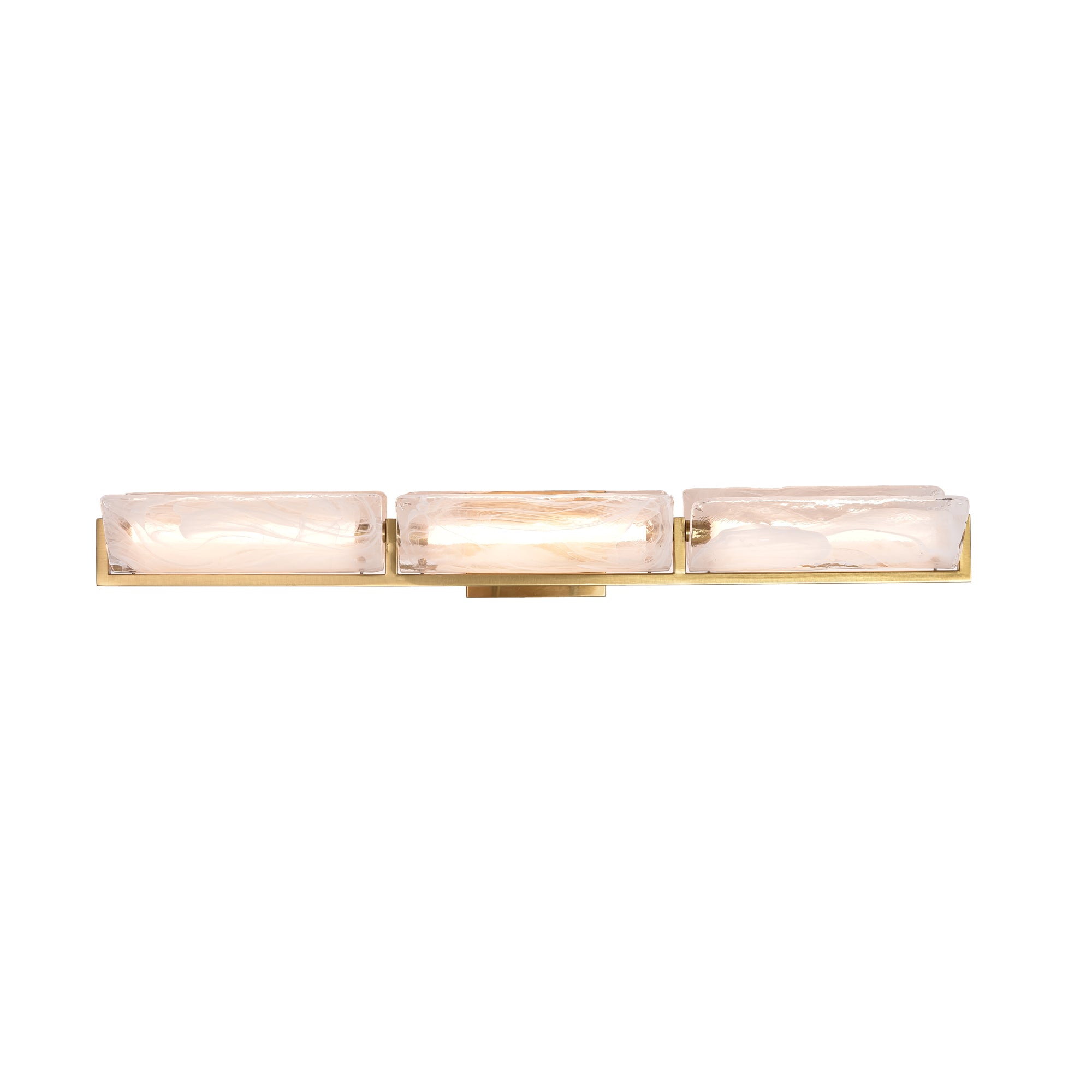 Mingle 3 Light Bath - Satin Brass