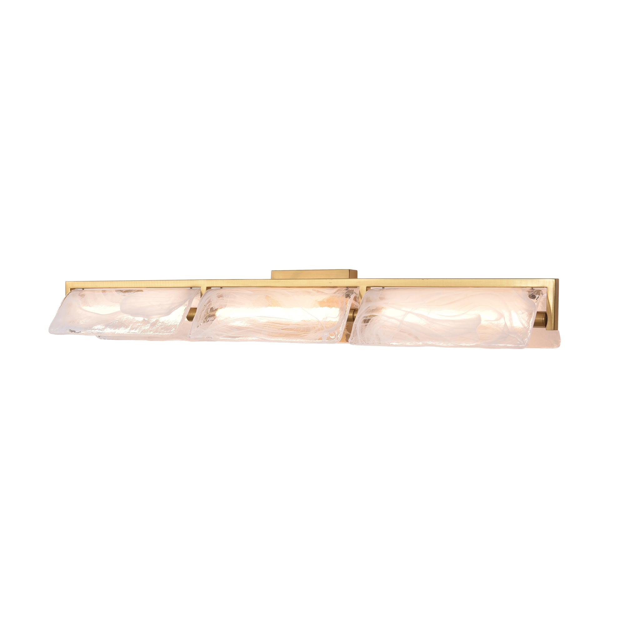 Mingle 3 Light Bath - Satin Brass