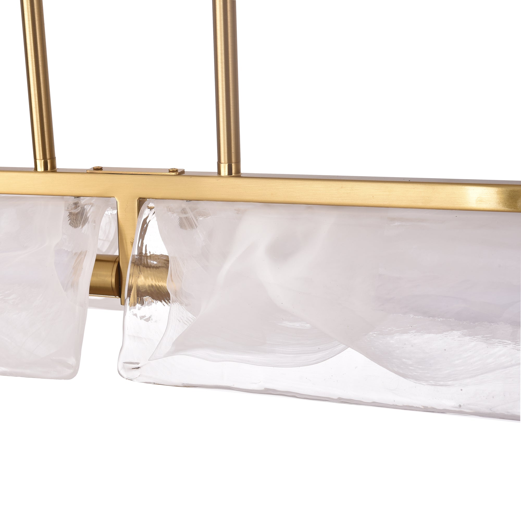 Mingle 2 Light Medium Linear - Satin Brass