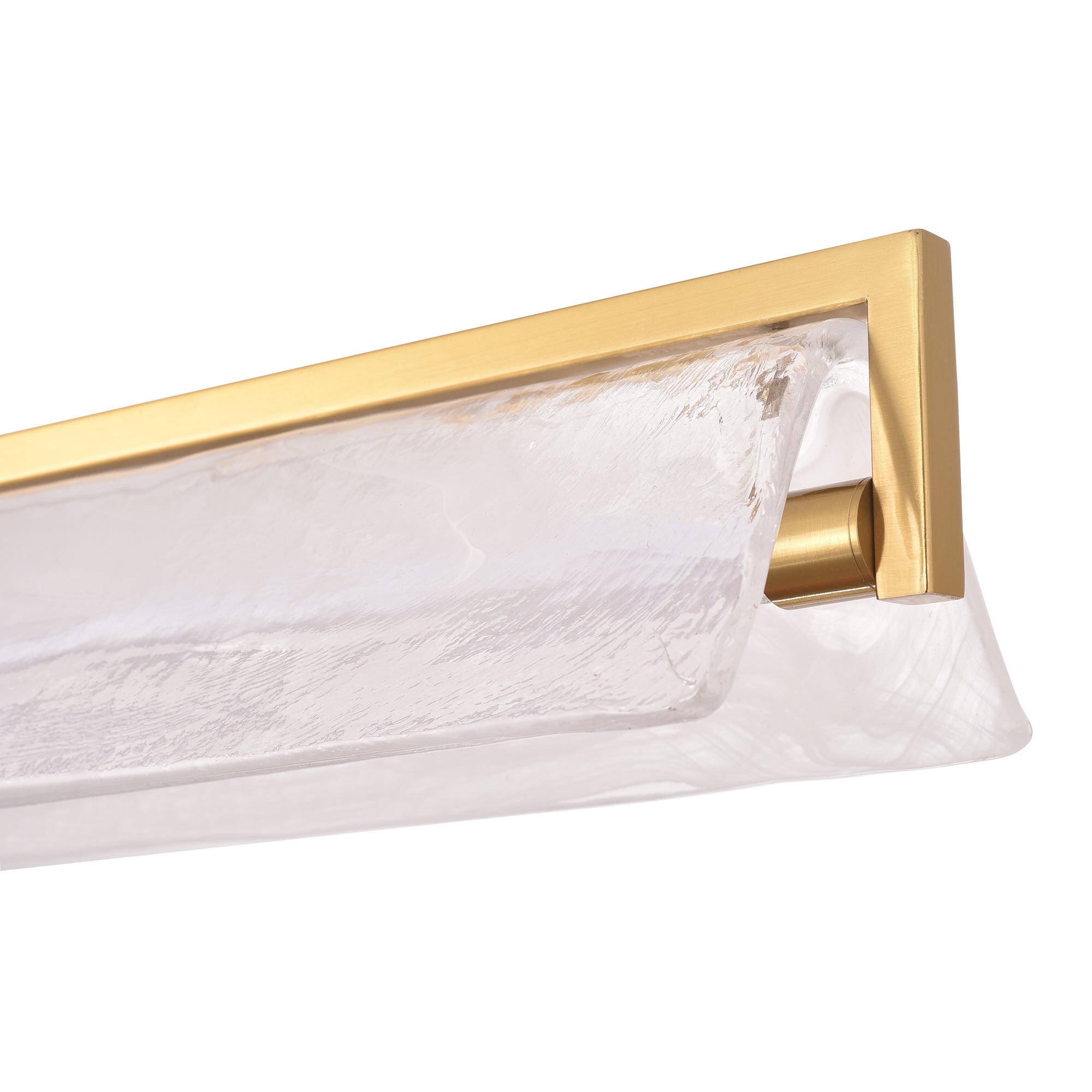 Mingle 2 Light Medium Linear - Satin Brass