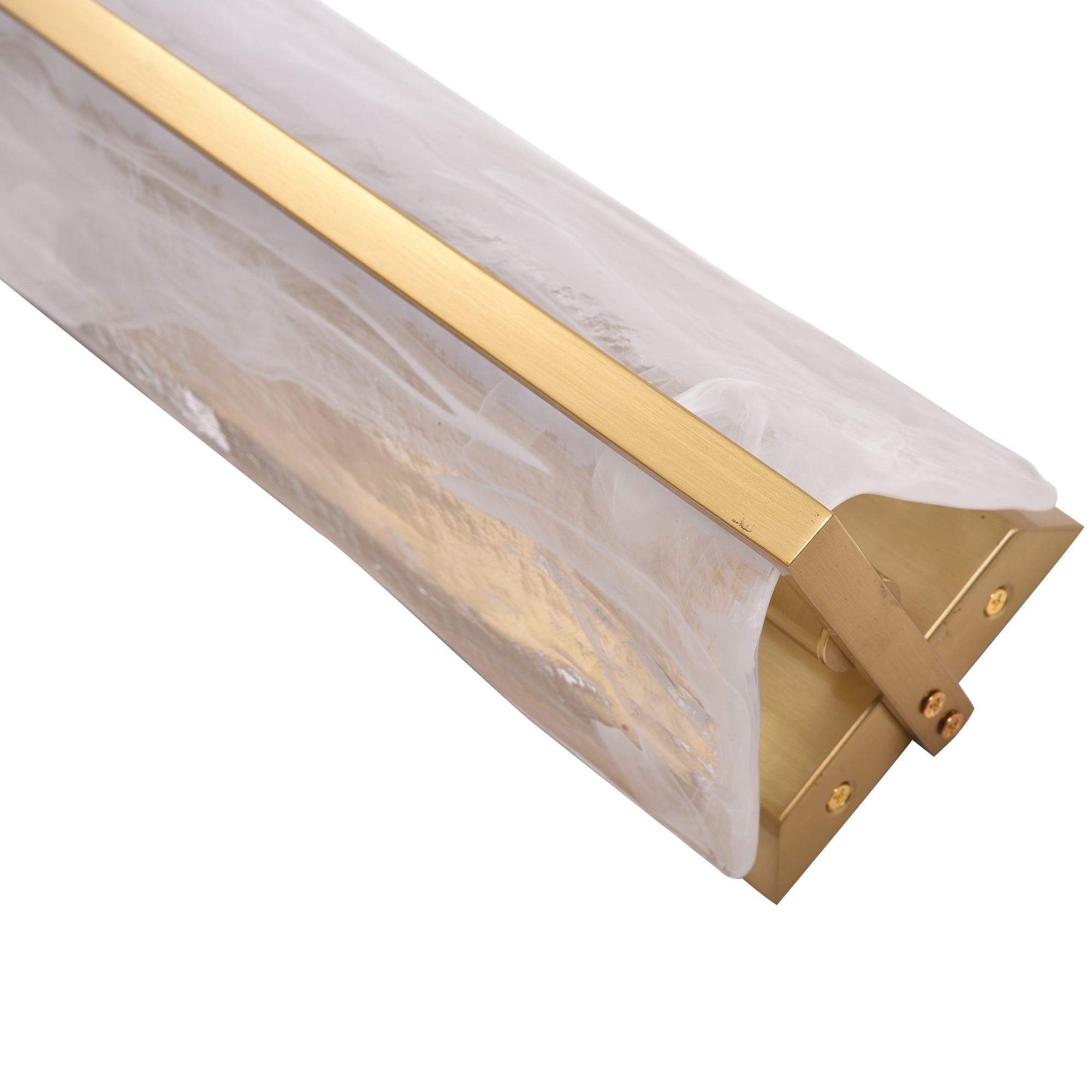 Mingle 1-Light Tall Sconce - Satin Brass