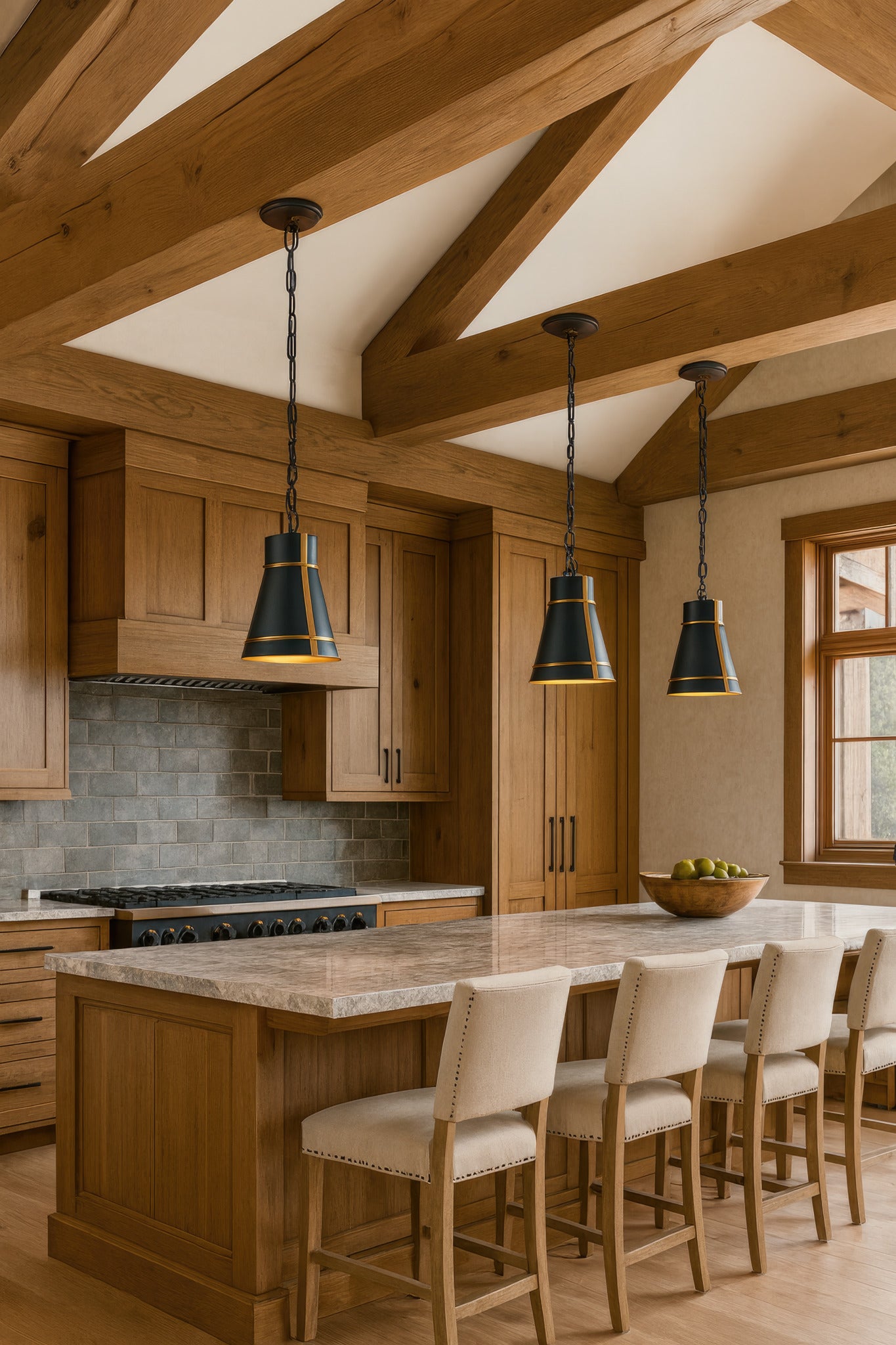 Brasserie 1-Light Mini Pendant - Blackened Zinc/Heritage Bronze