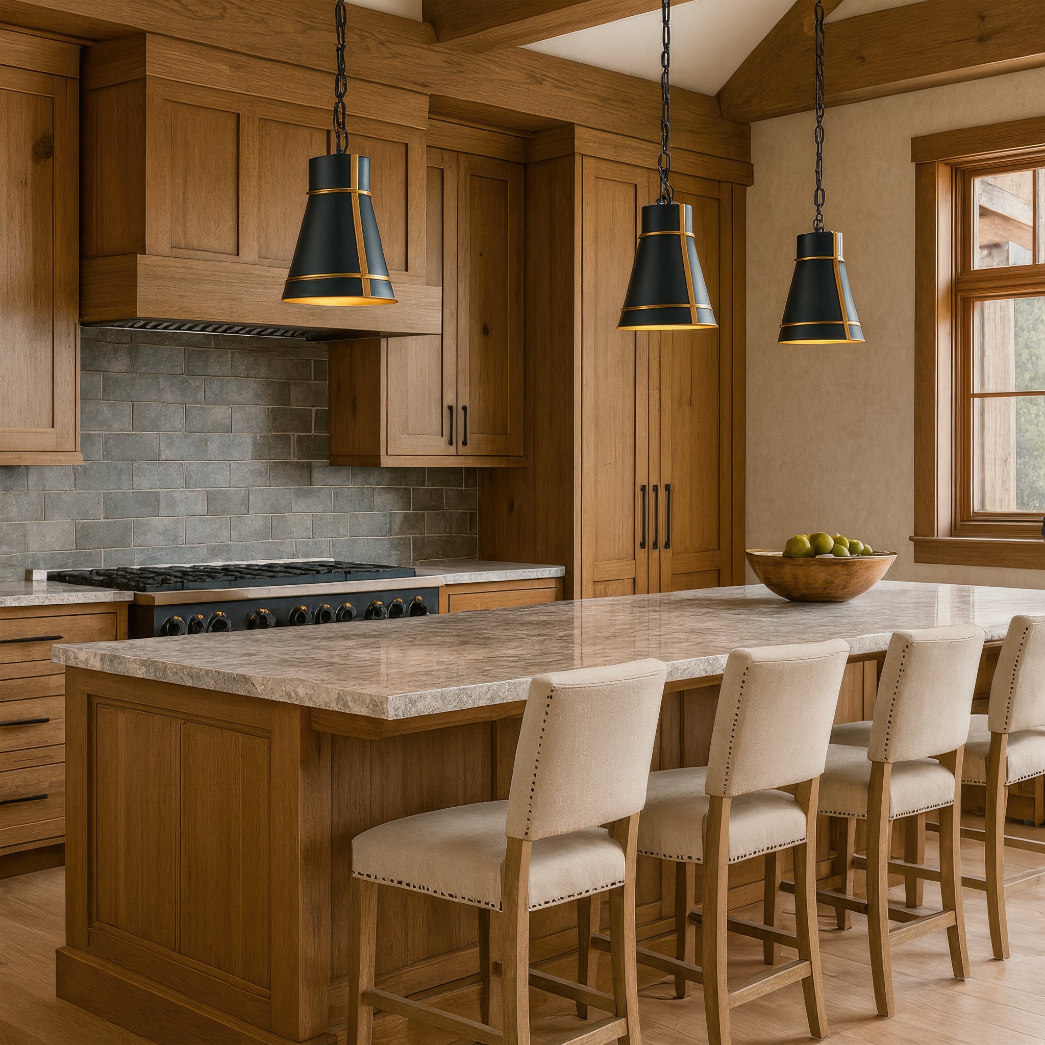 Brasserie 1 Light Mini Pendant - Blackened Zinc/Heritage Bronze