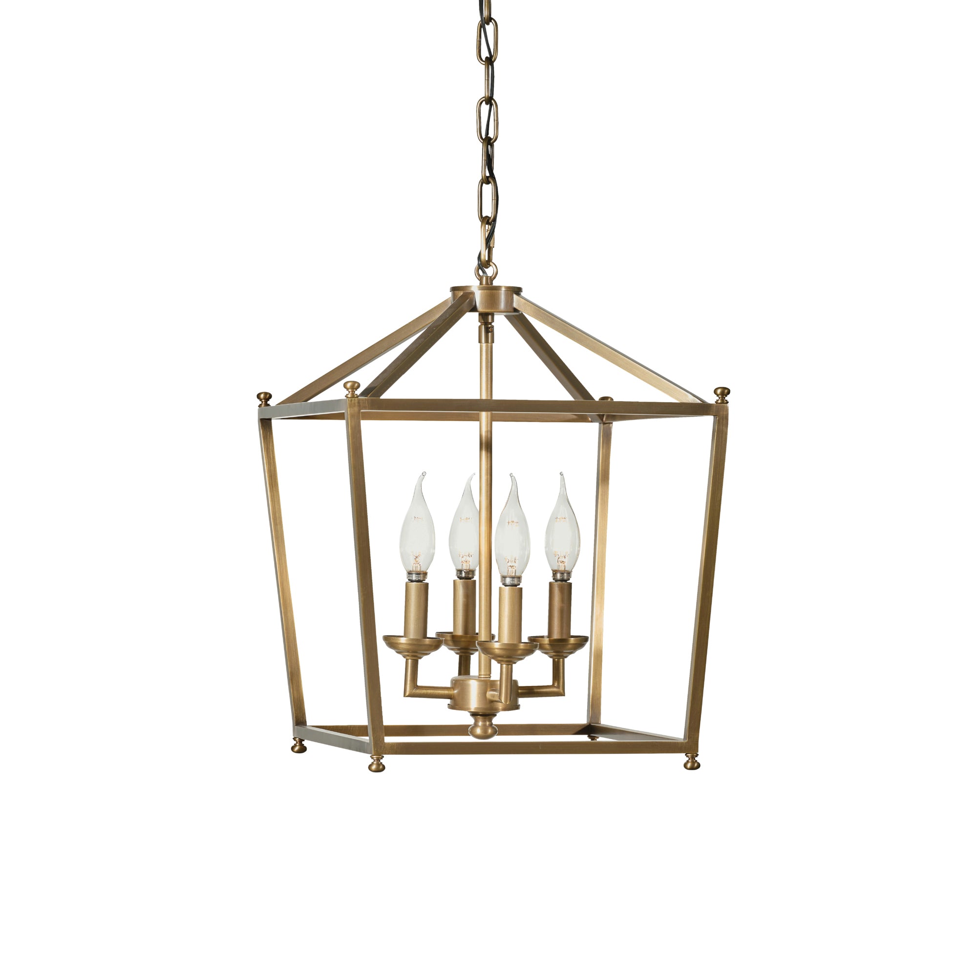 Gridlock 4 Light Pendant - Antique Bronze