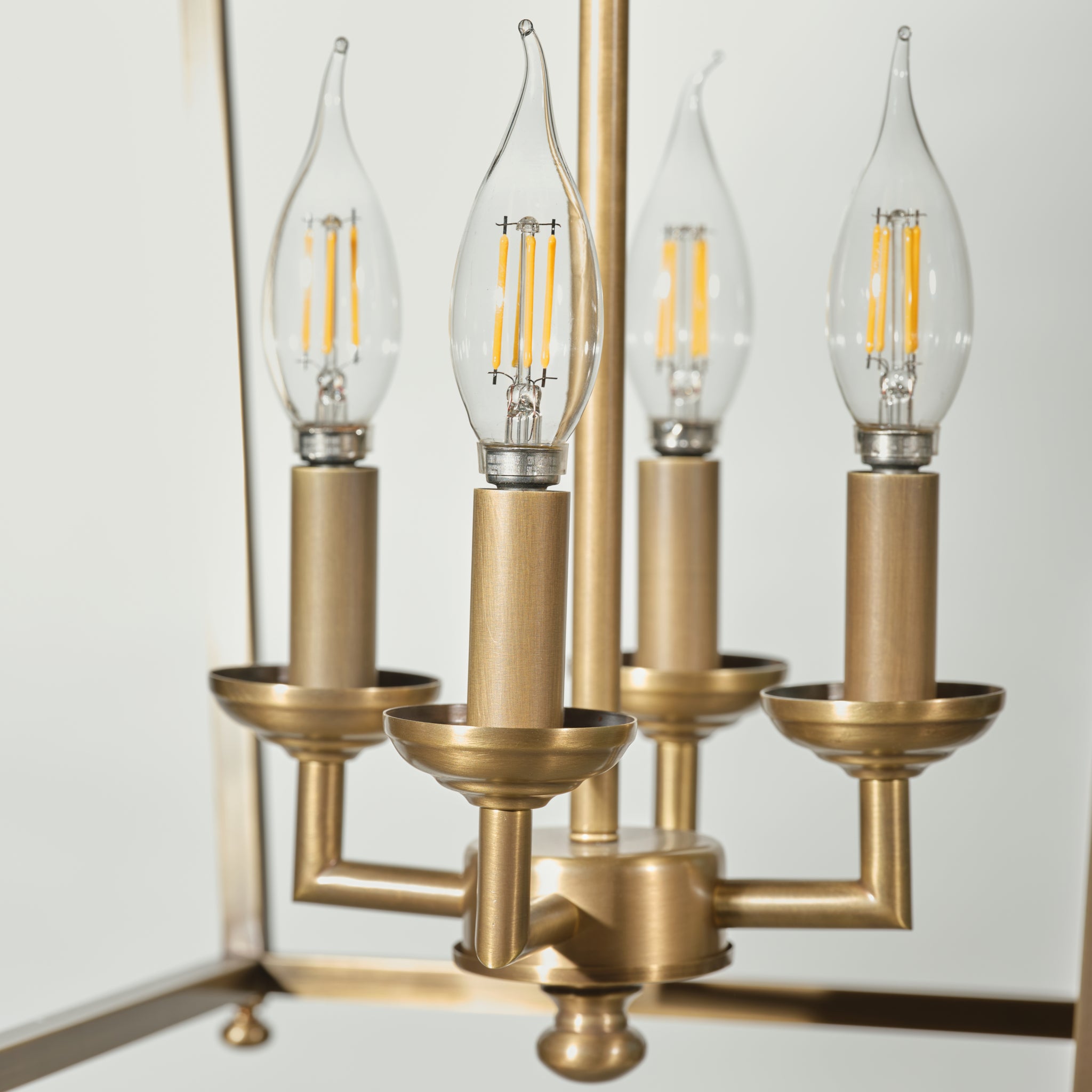 Gridlock 4 Light Pendant - Antique Bronze