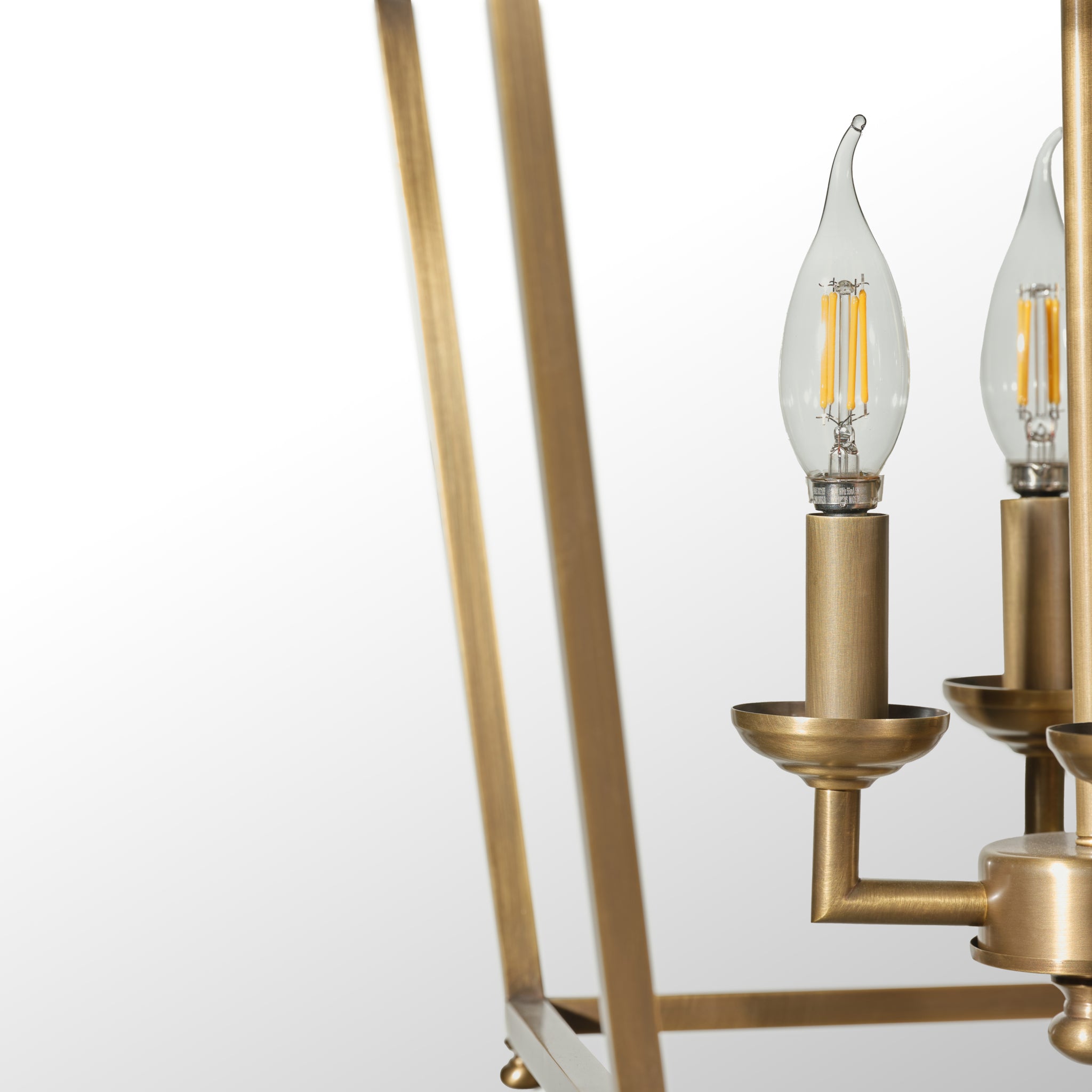 Gridlock 4 Light Pendant - Antique Bronze
