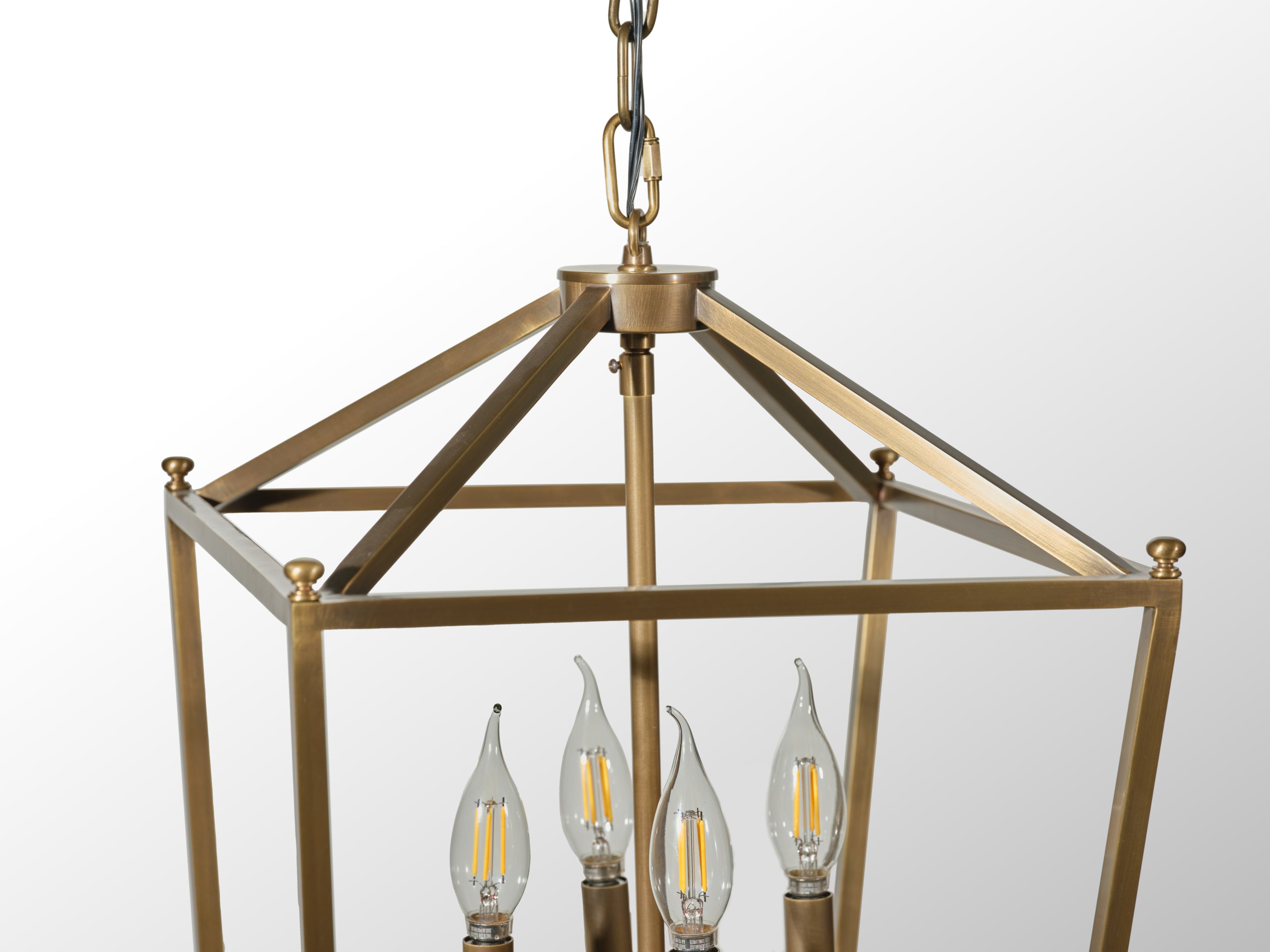 Gridlock 4 Light Pendant - Antique Bronze