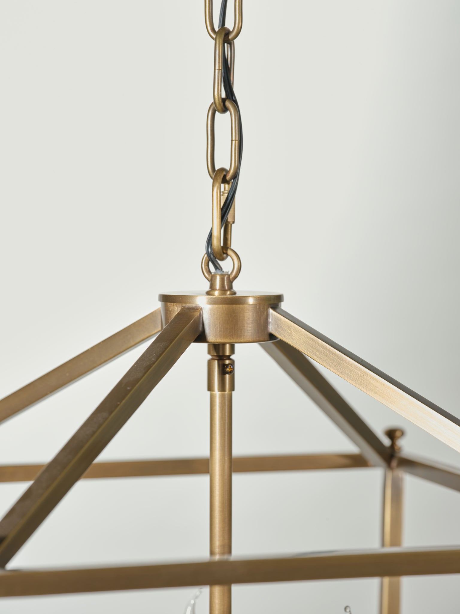 Gridlock 4 Light Pendant - Antique Bronze