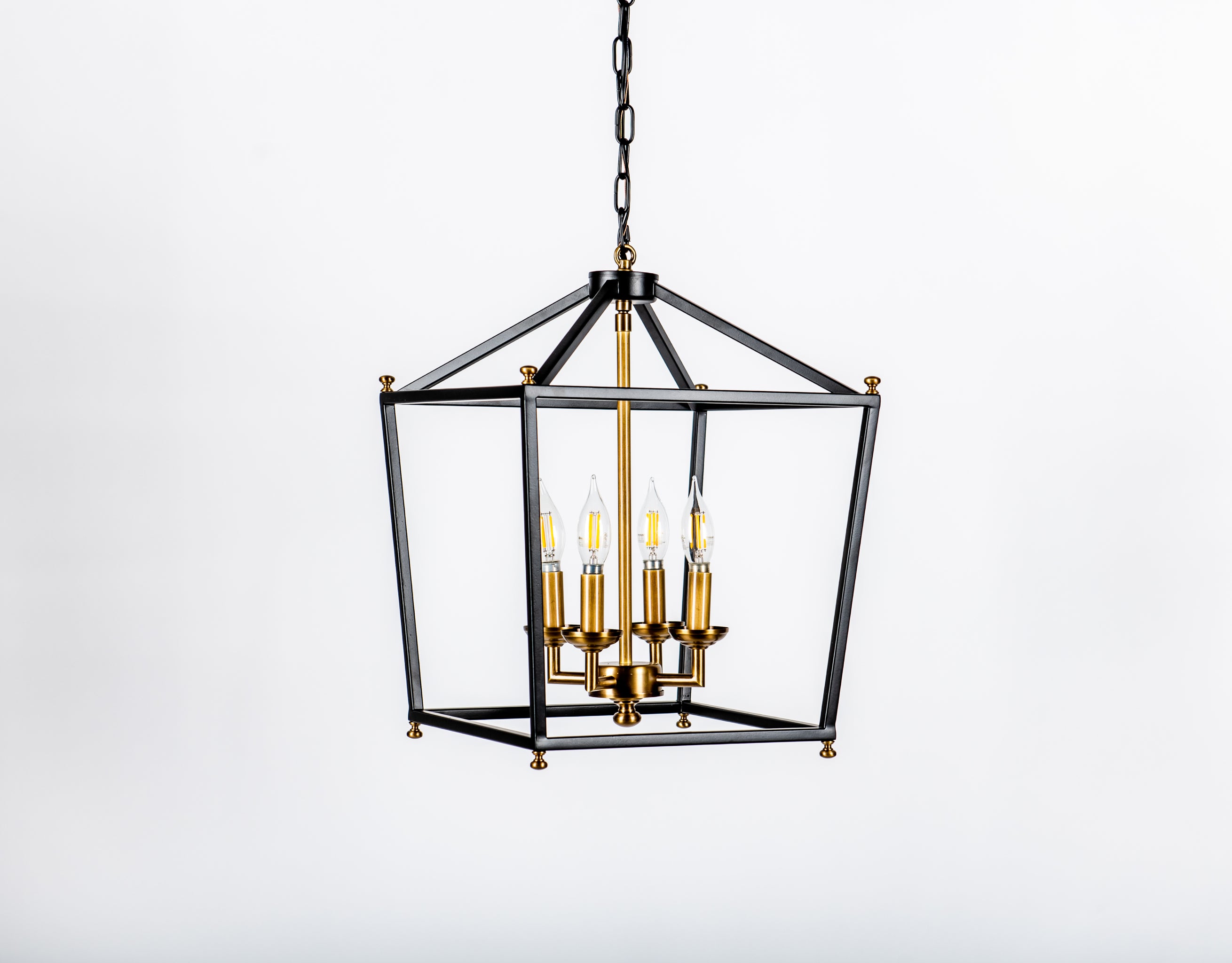 Gridlock Collection | 4 Light Pendant - Black | Varaluz