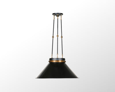 Mood Swings 1 Light Round Pendant - Heritage Black/Heritage Bronze